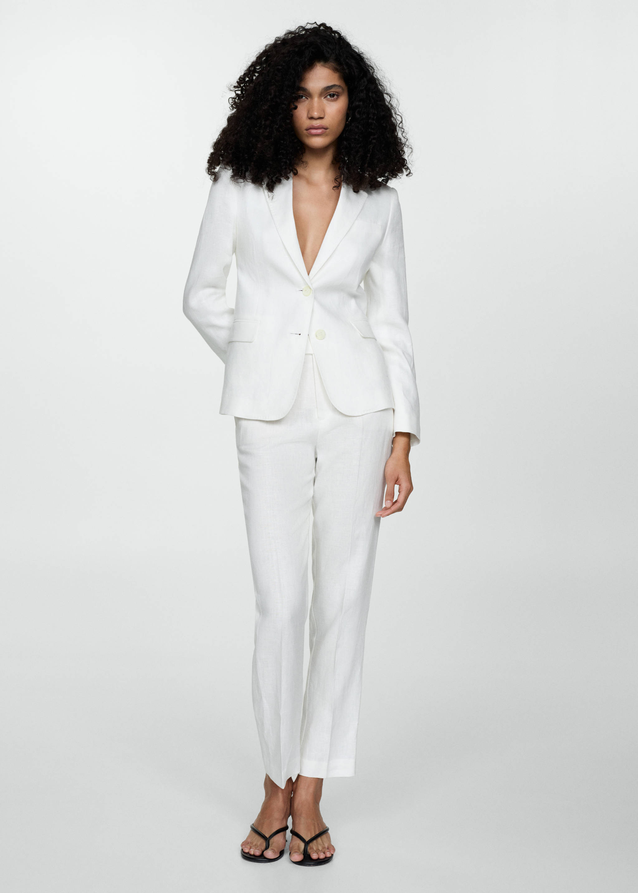 Pantalon de costume lin - Plan général