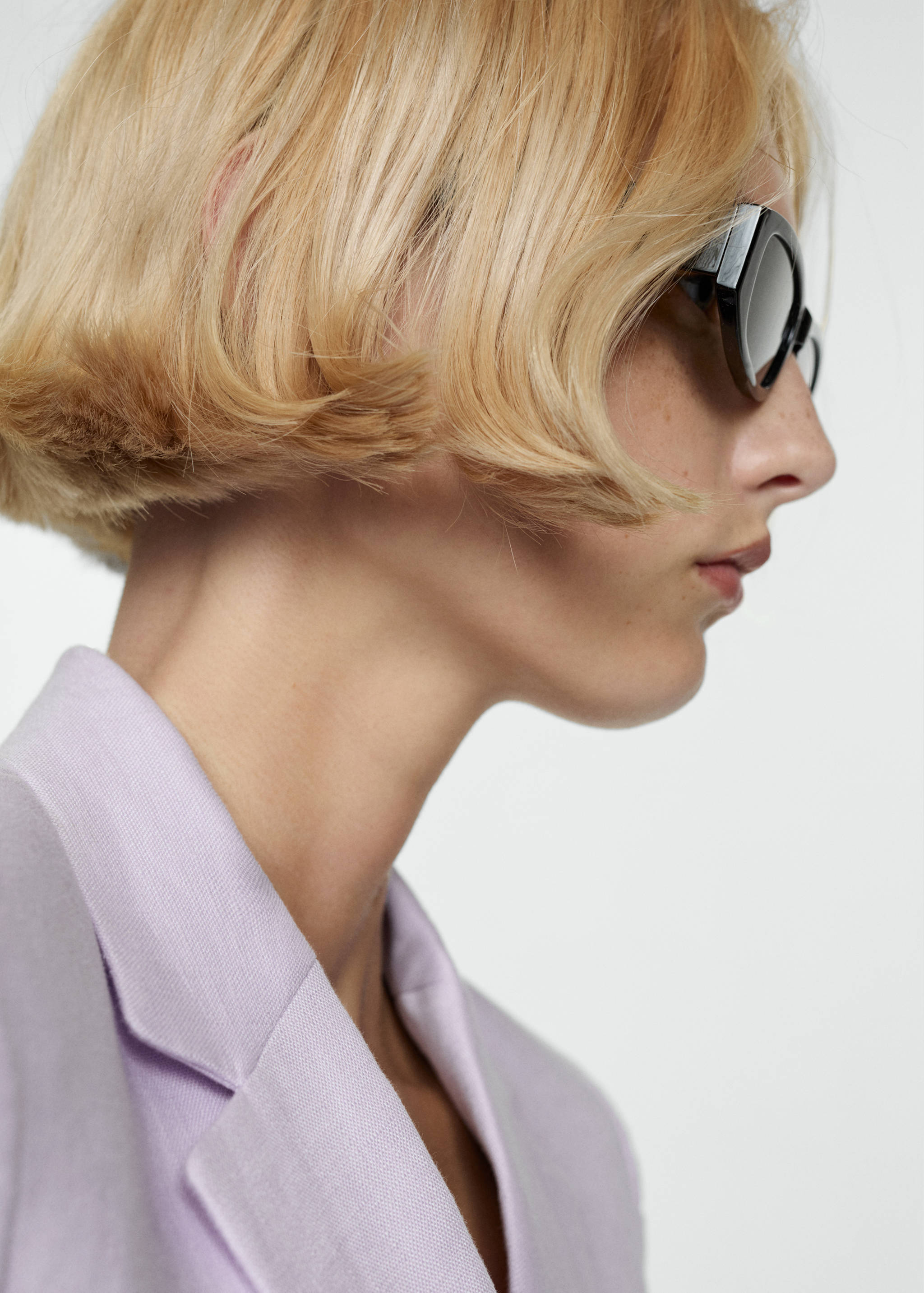 Blazer traje crop lino - Detalle del artículo 1