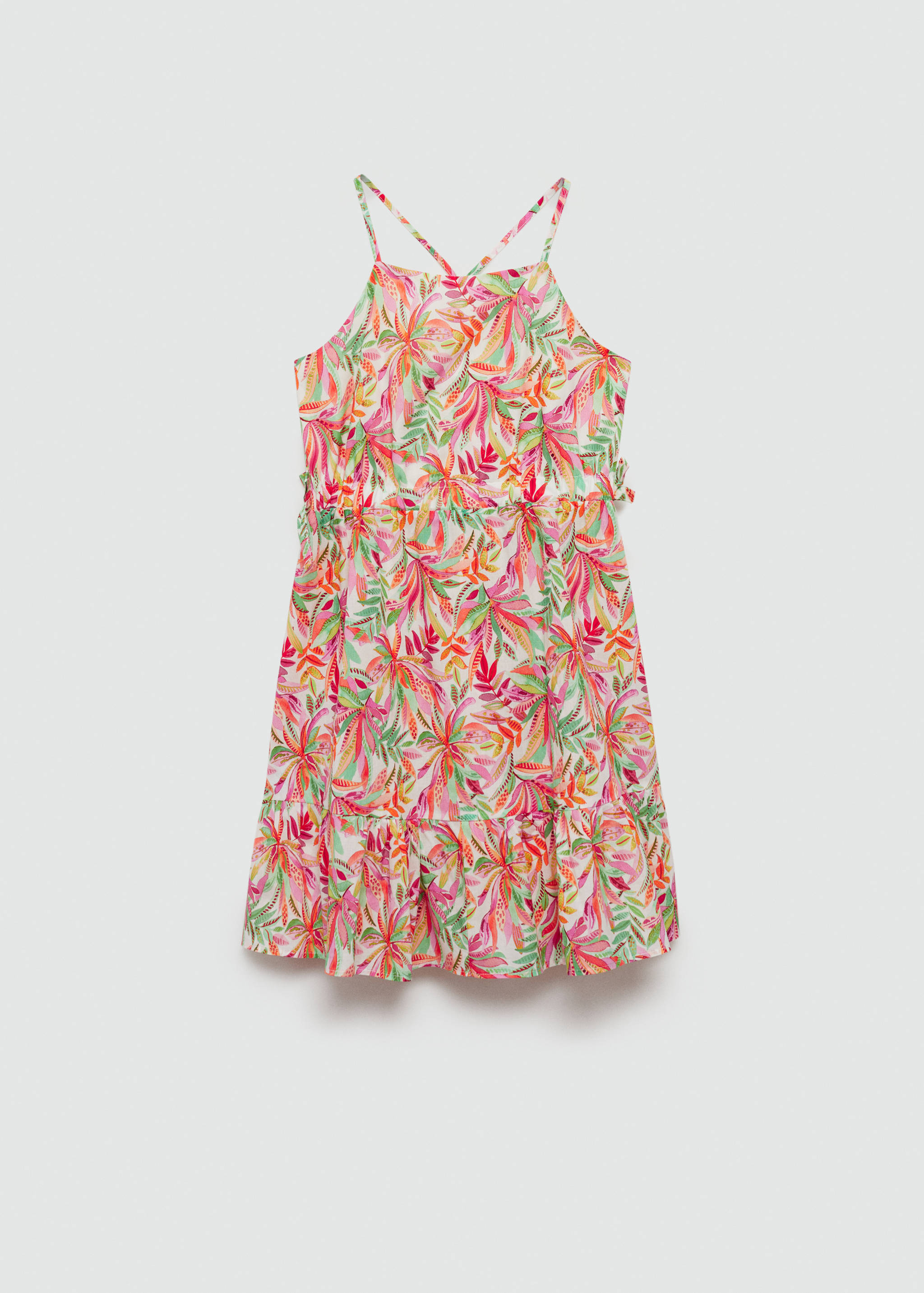 Robe à imprimé tropical - Article sans modèle