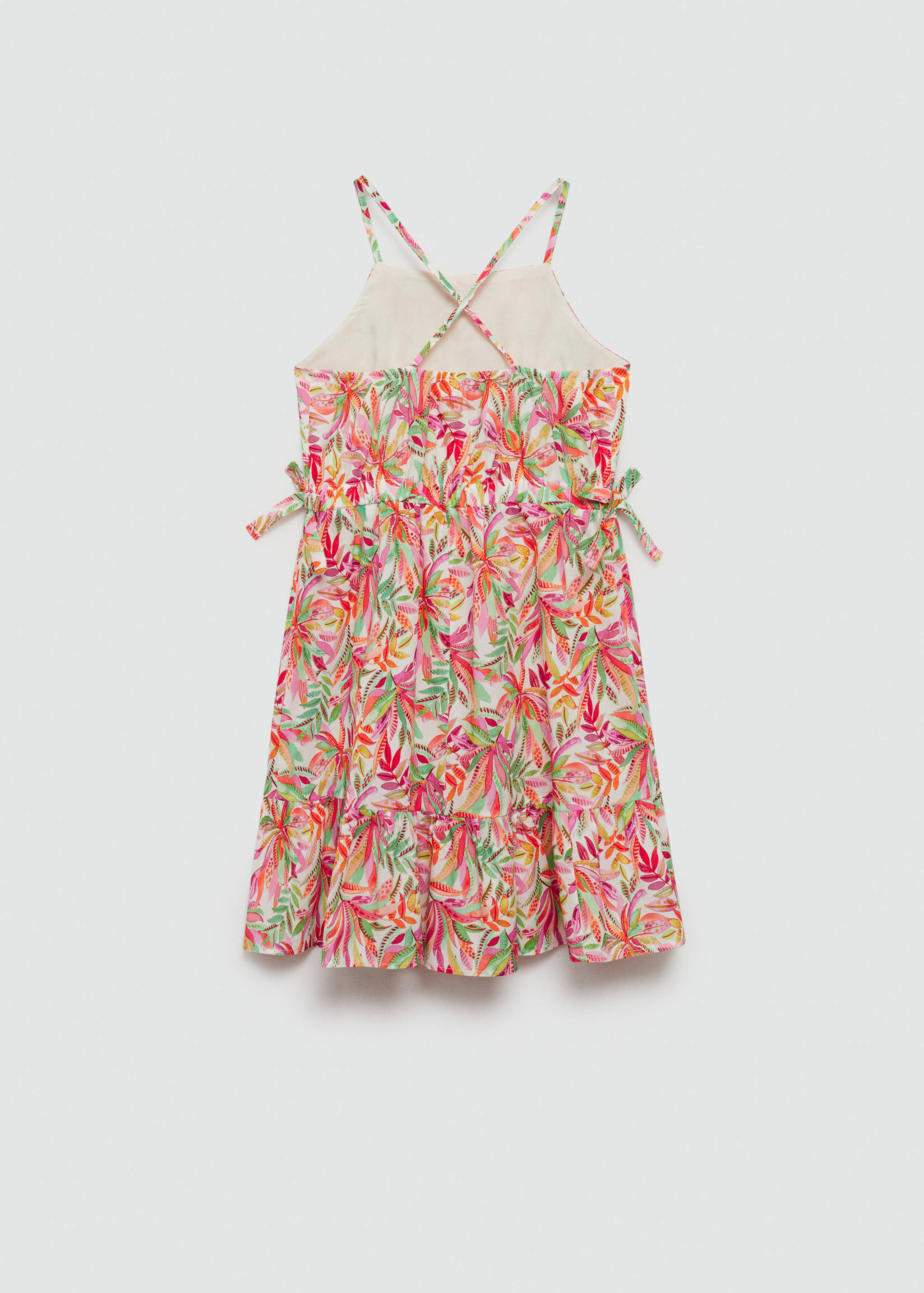 Robe à imprimé tropical - Verso de l’article