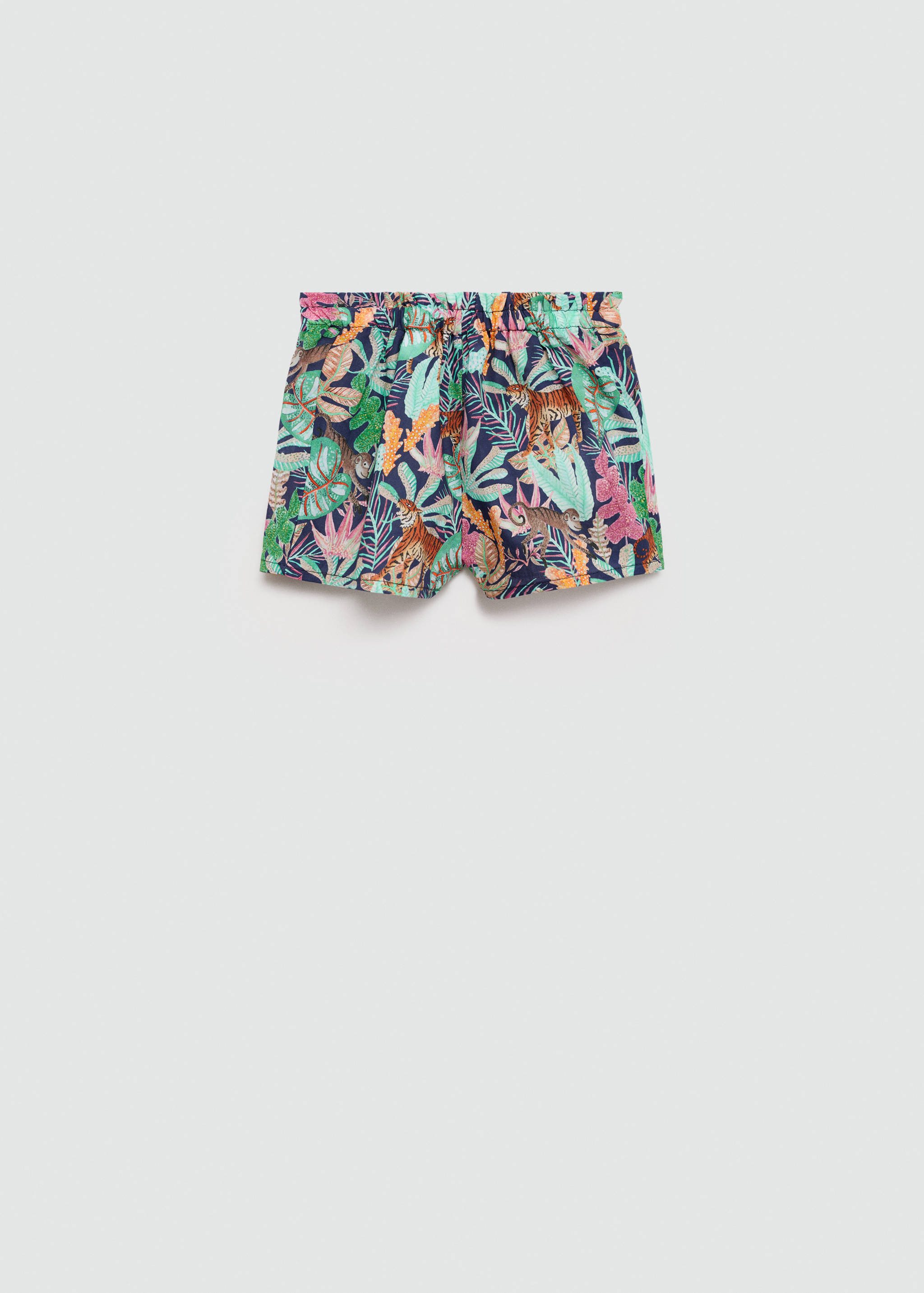 Shorts estampado tropical - Reverso del artículo