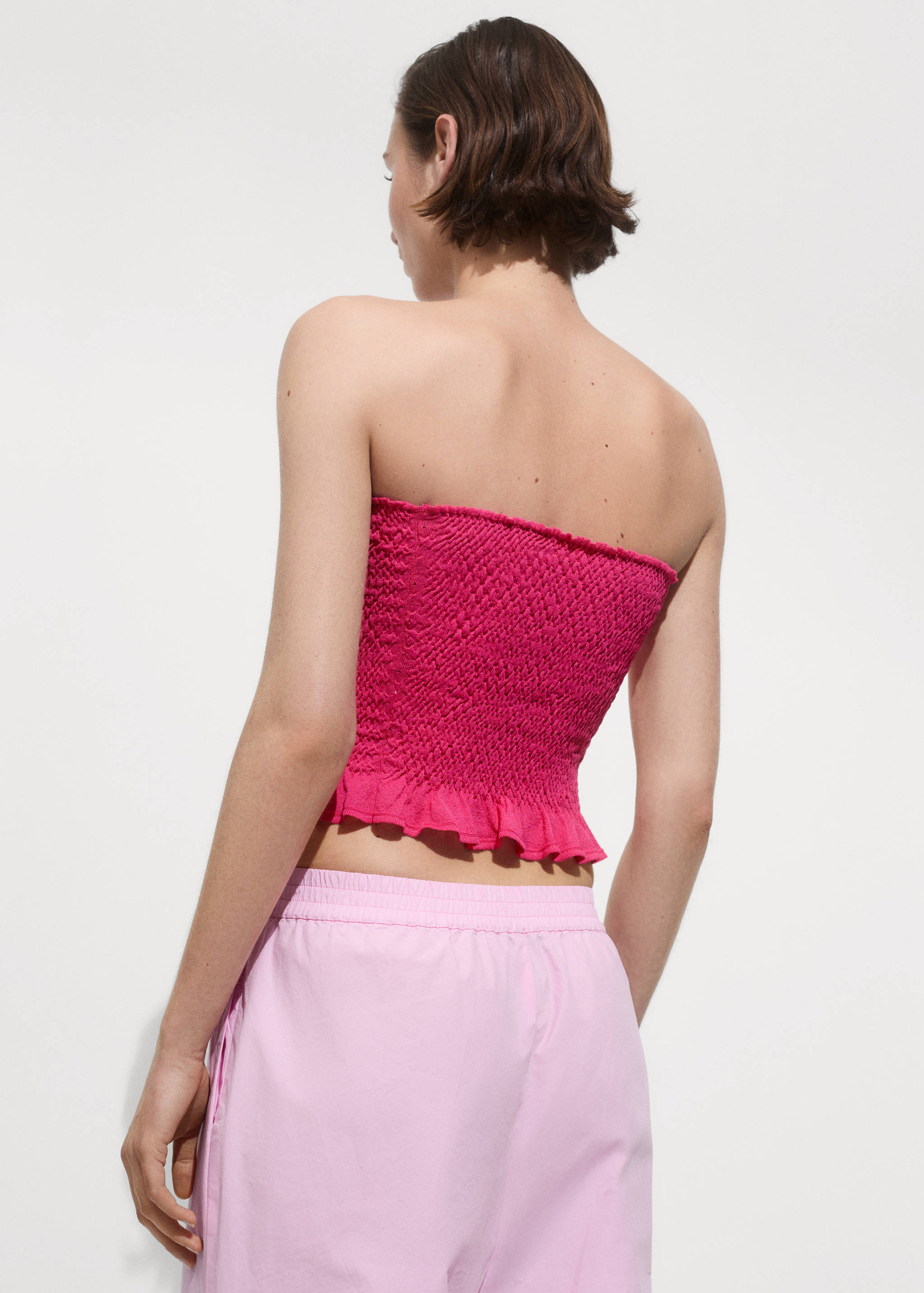 Ruffled top - Reverse of the article