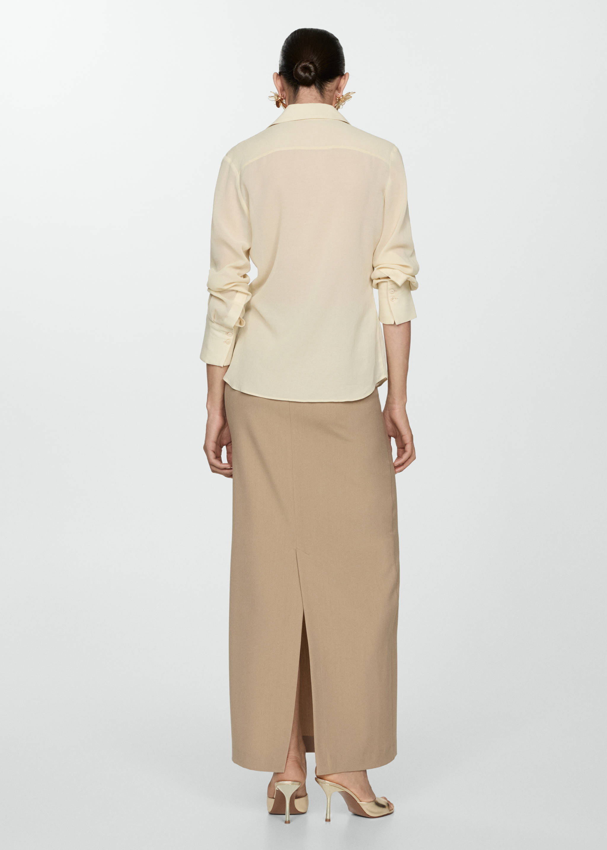 Long pencil skirt - Reverse of the article