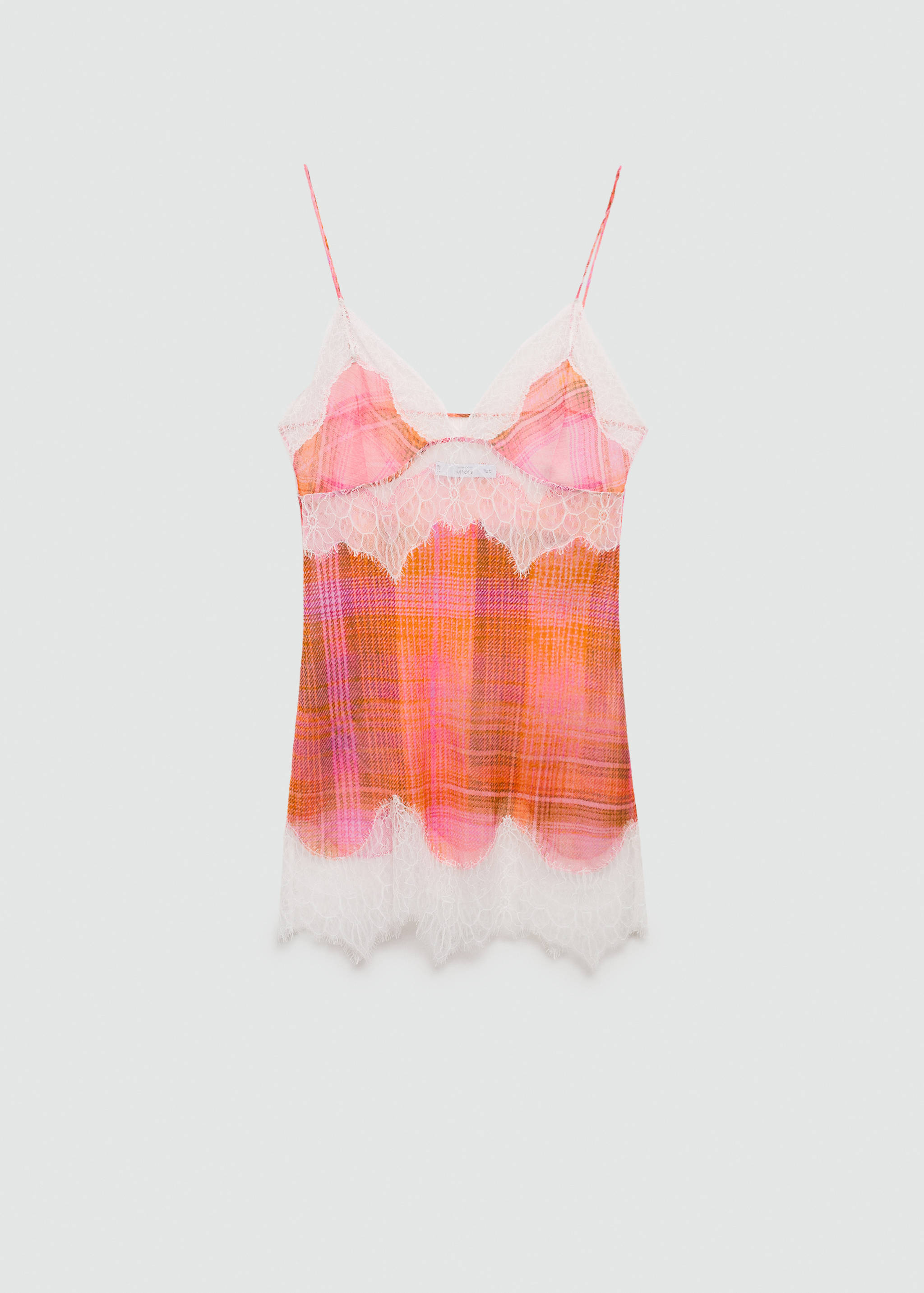 Printed lace top - Article without model