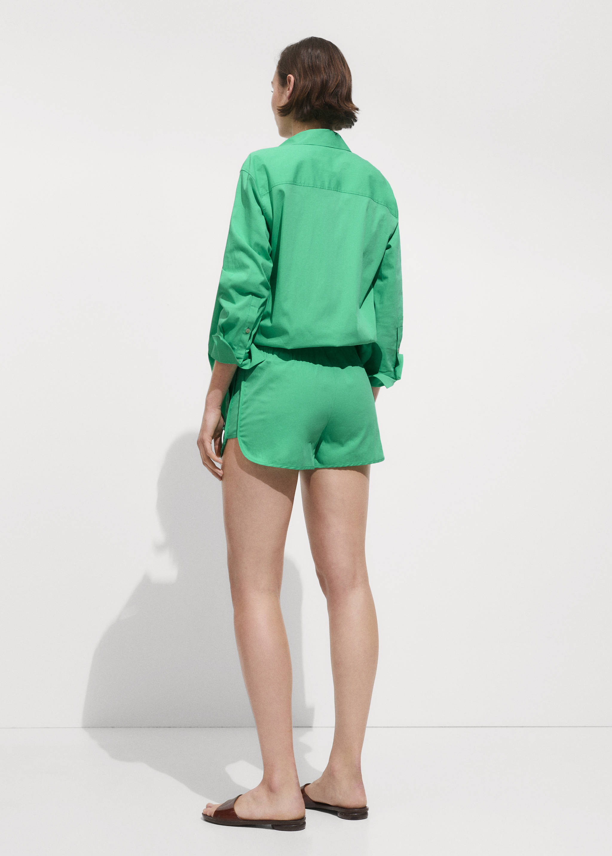 Chemise coton boutons - Verso de l’article