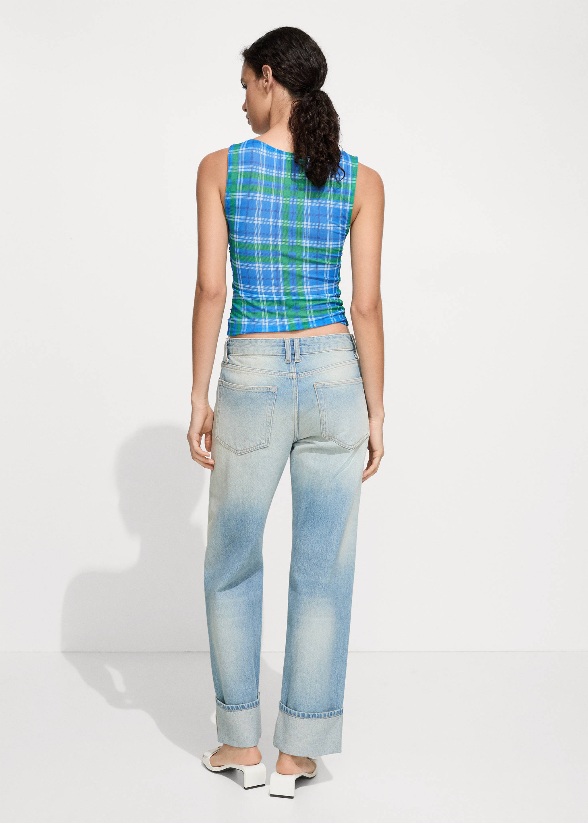 Top imprimé drapé - Verso de l’article