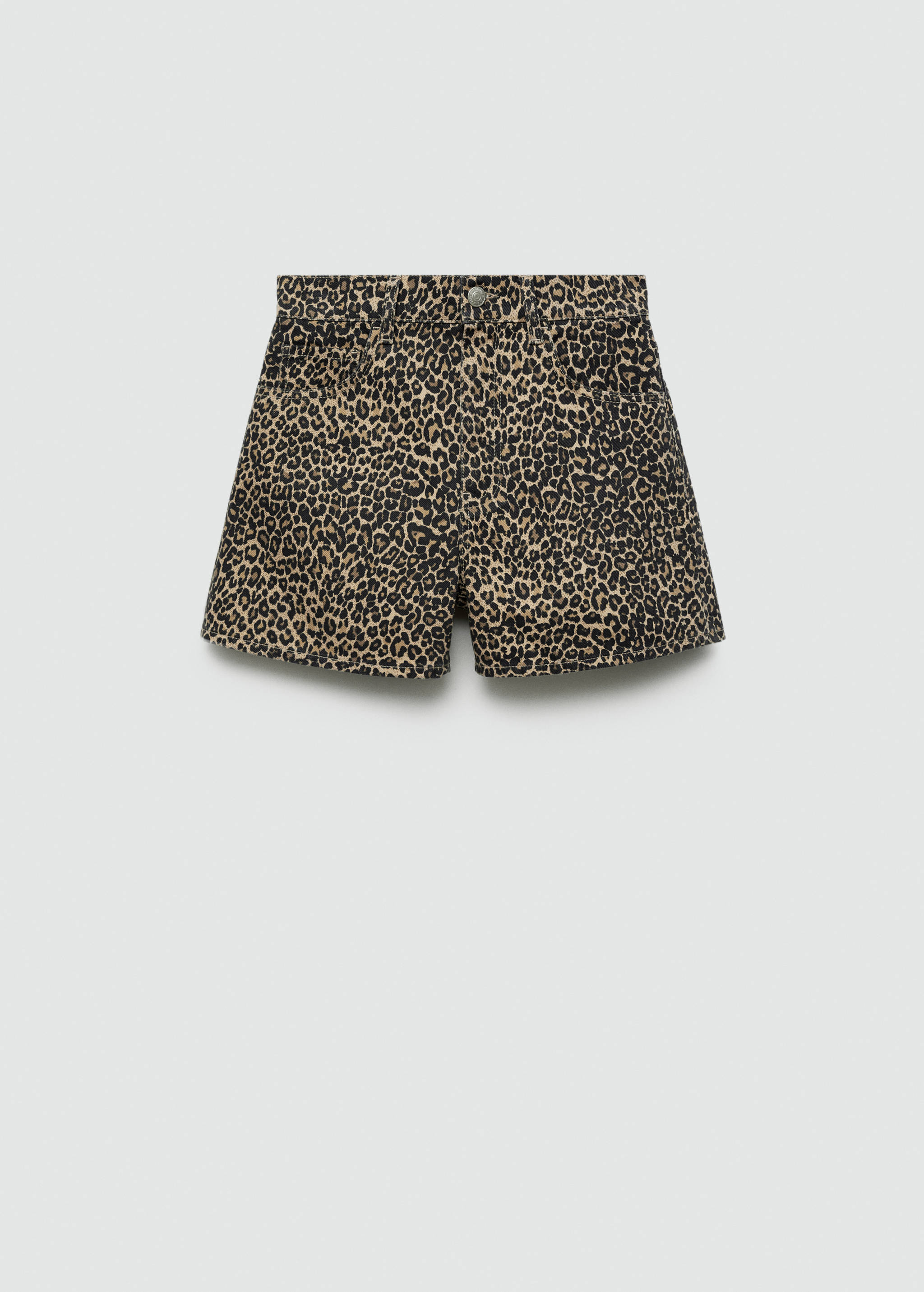 Shorts rectos leopardo - Artículo sin modelo