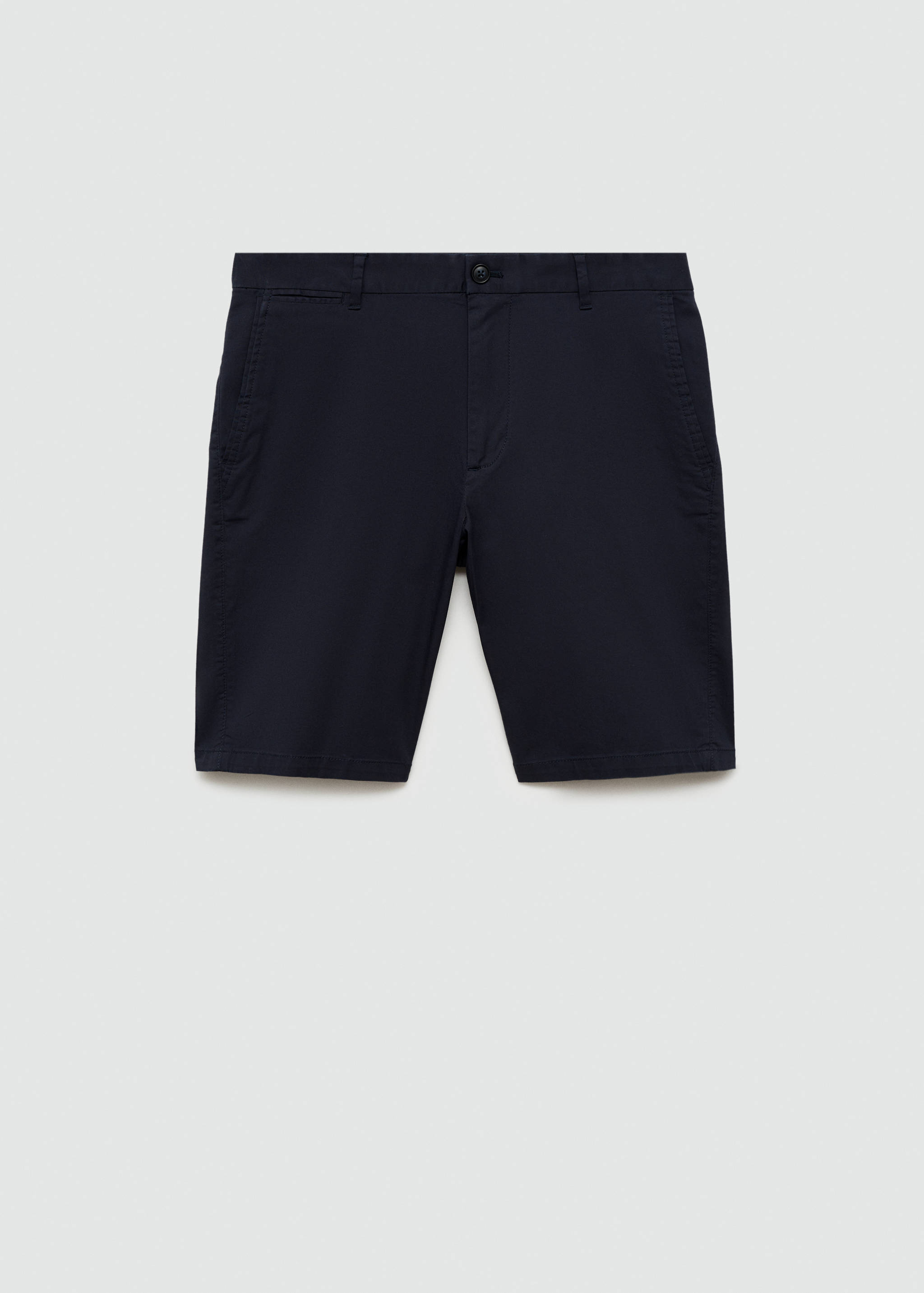 Slim-fit chino cotton bermuda shorts - Article without model