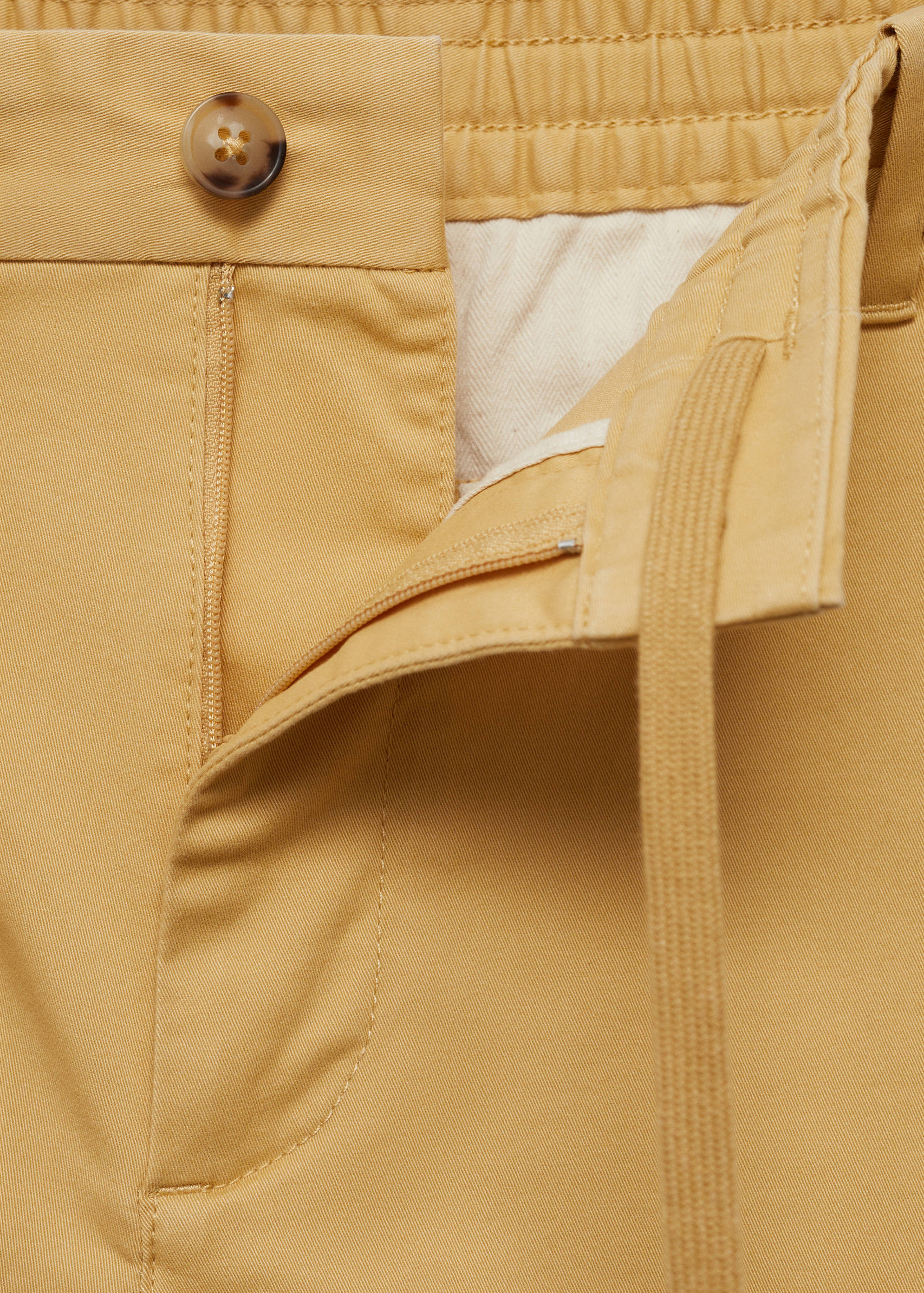 Cotton shorts with drawstring - Details of the article 8