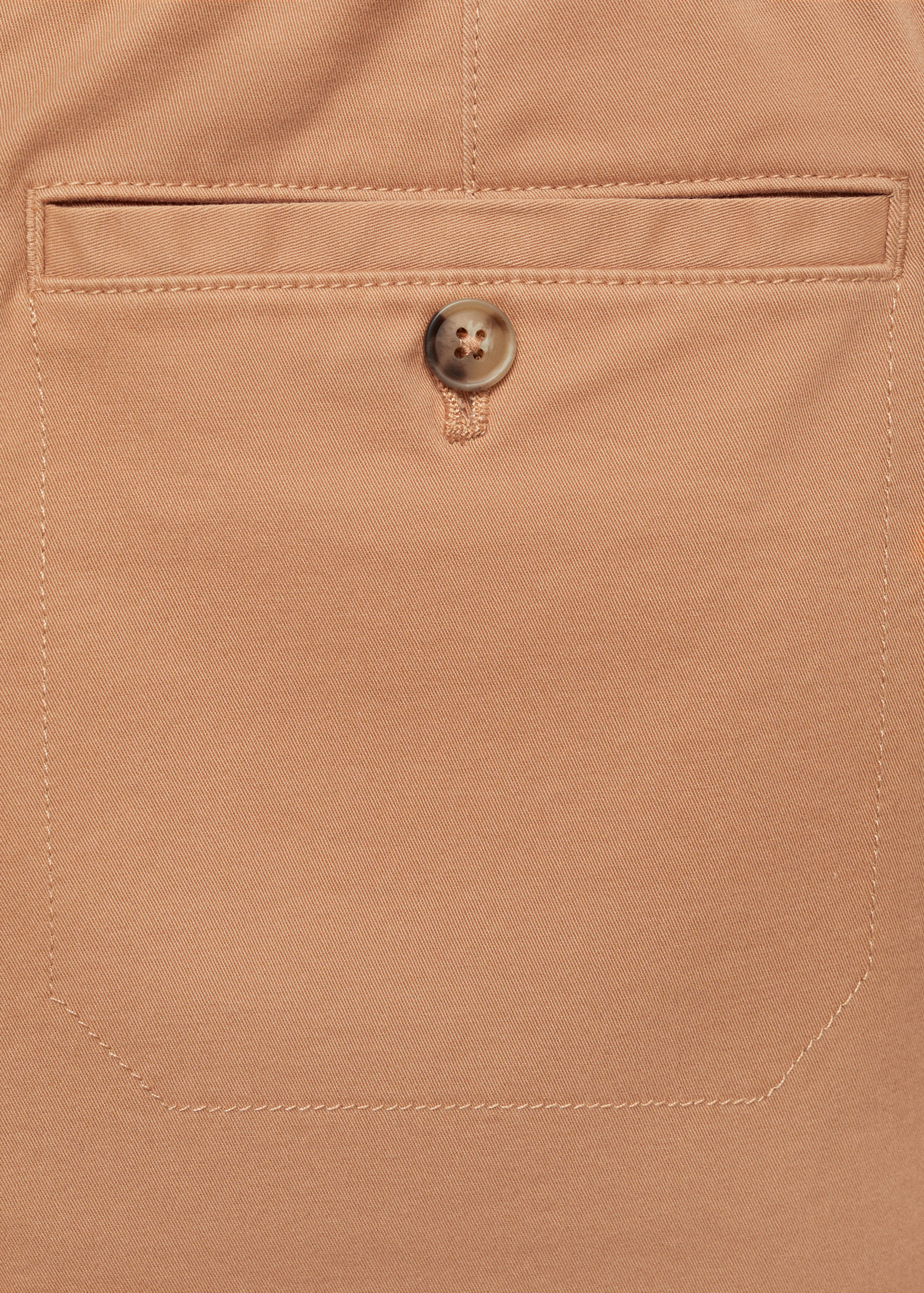 Cotton shorts with drawstring - Details of the article 0