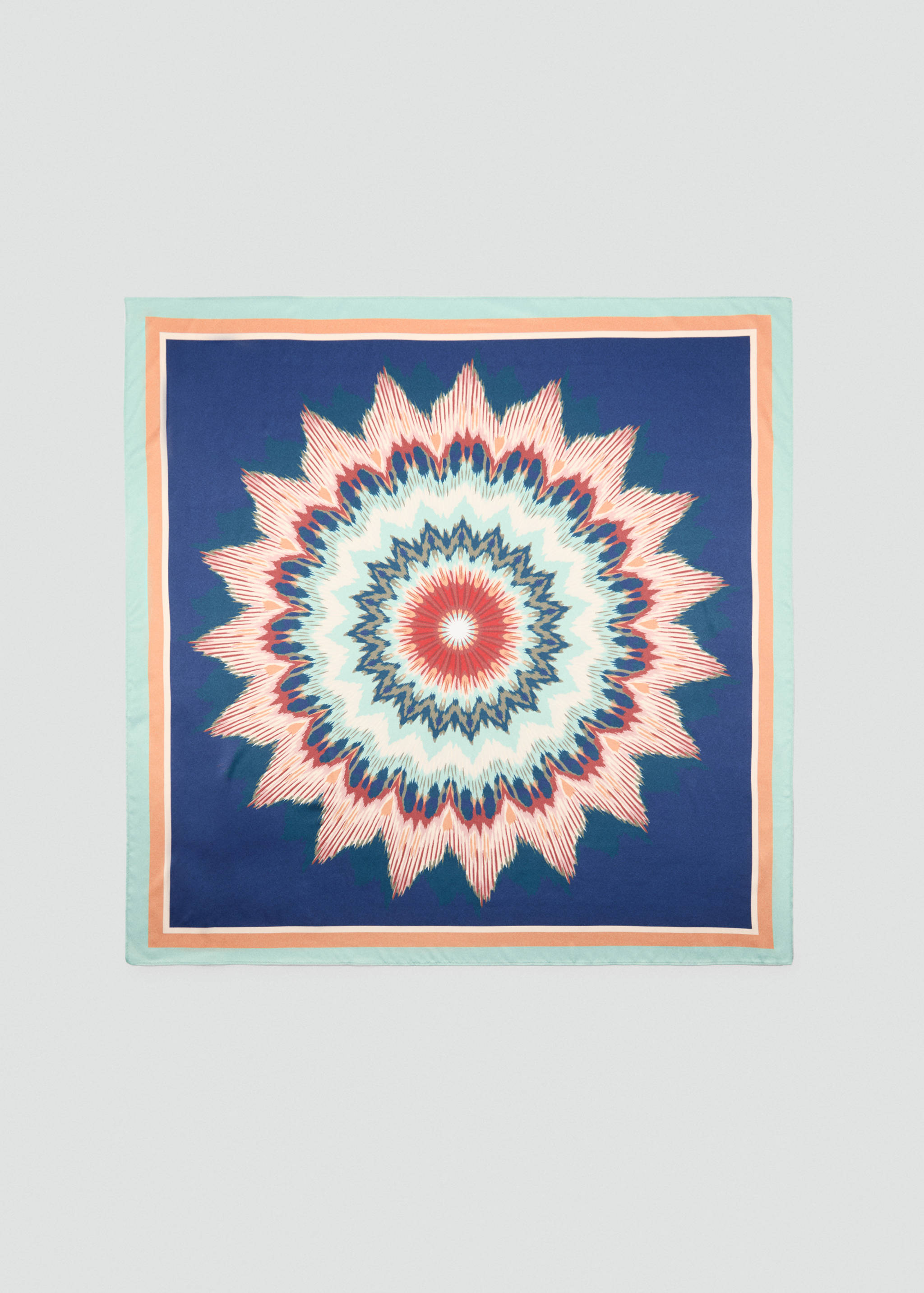 Multicolour print scarf - Article without model