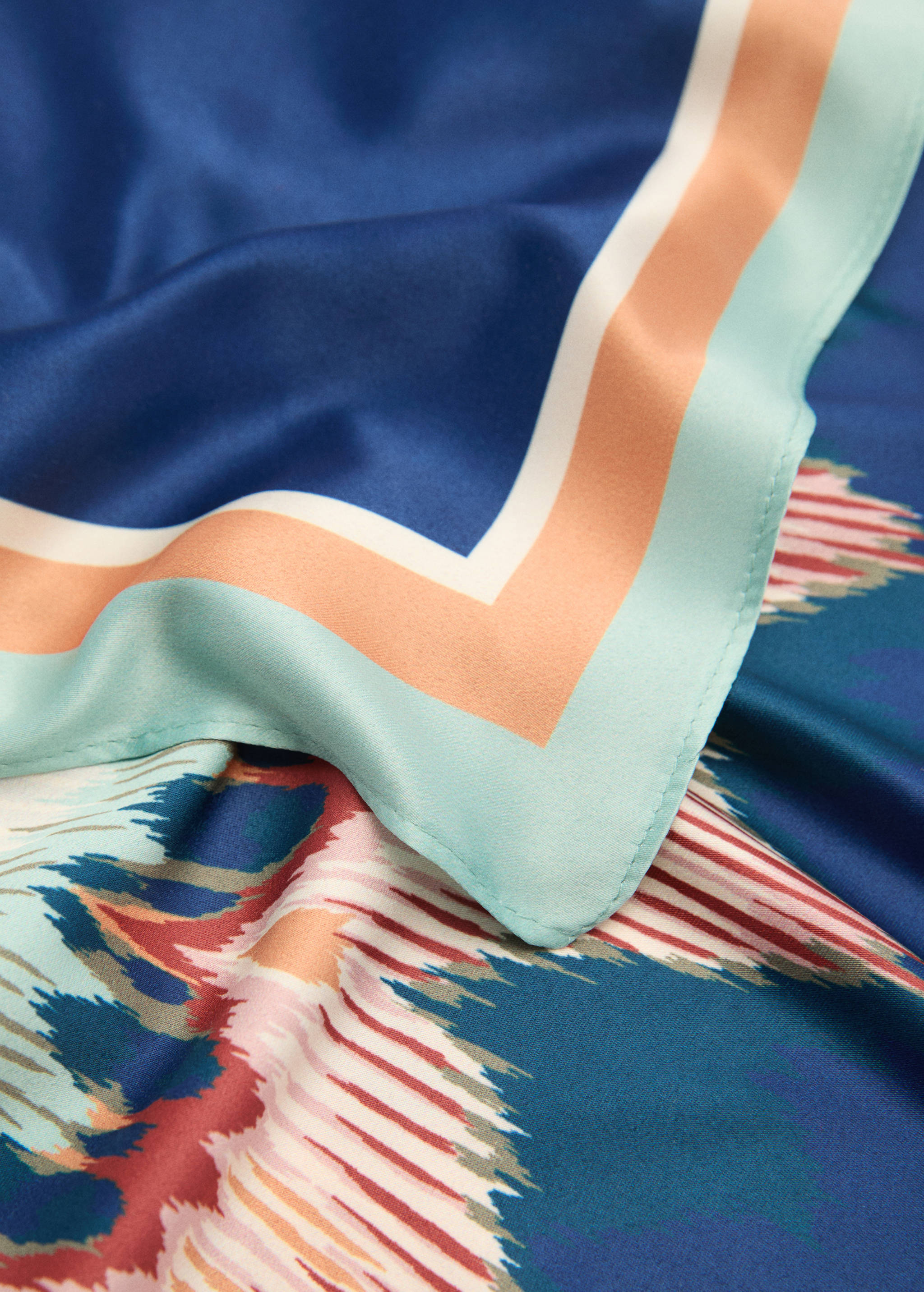Multicolour print scarf - Medium plane