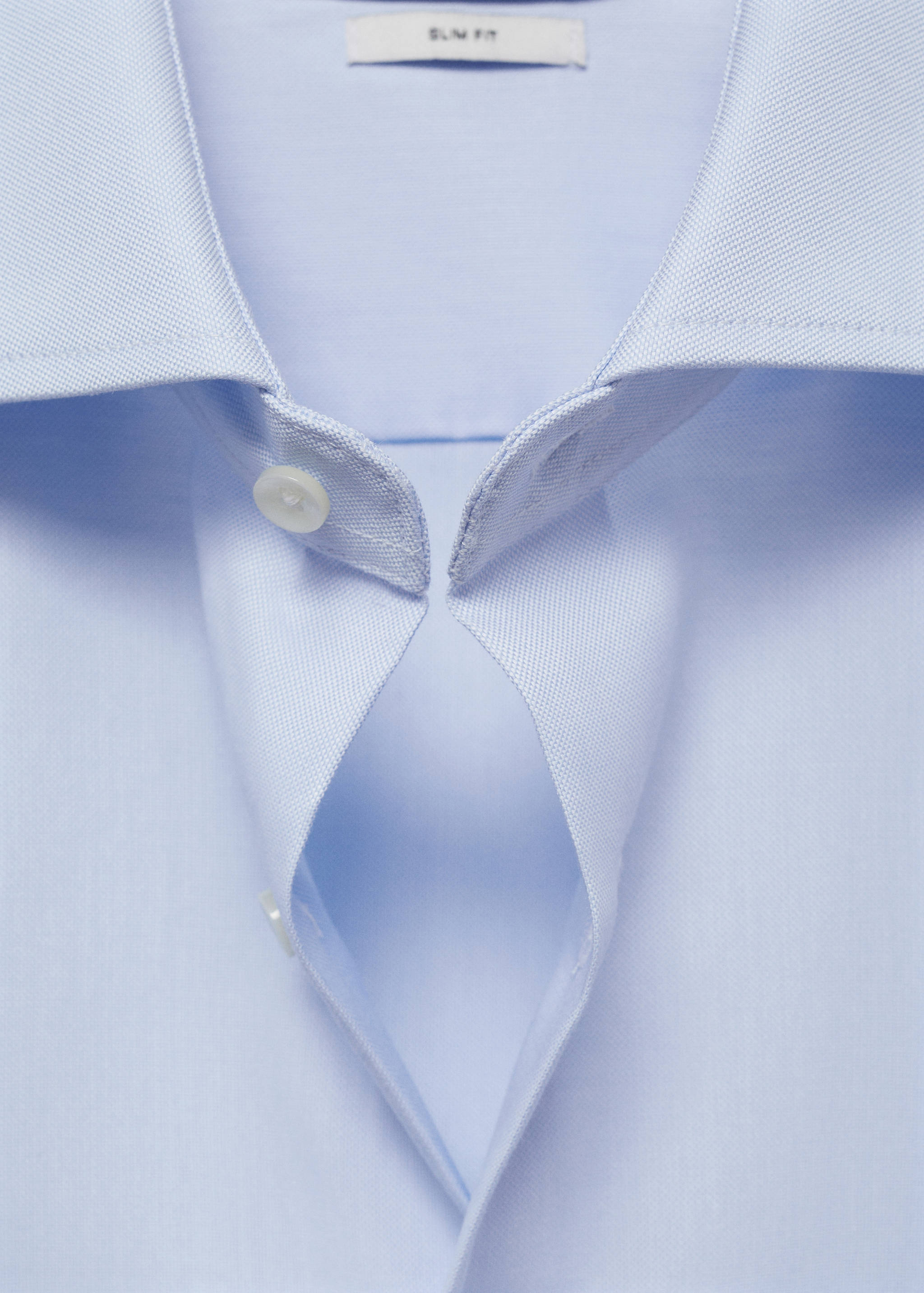 Slim fit structured suit shirt - Reverse of the article