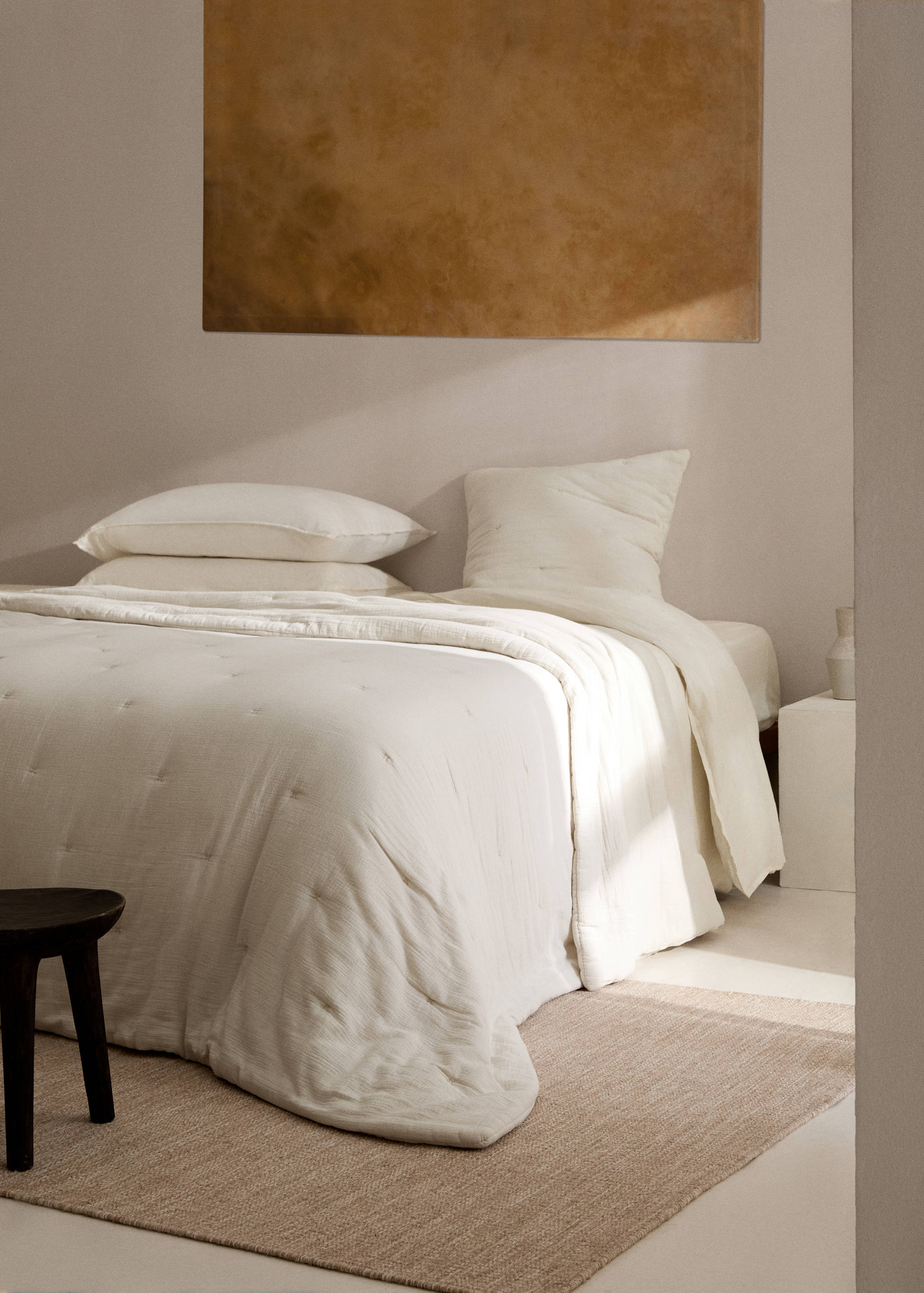 100% cotton textured quilt - General plane