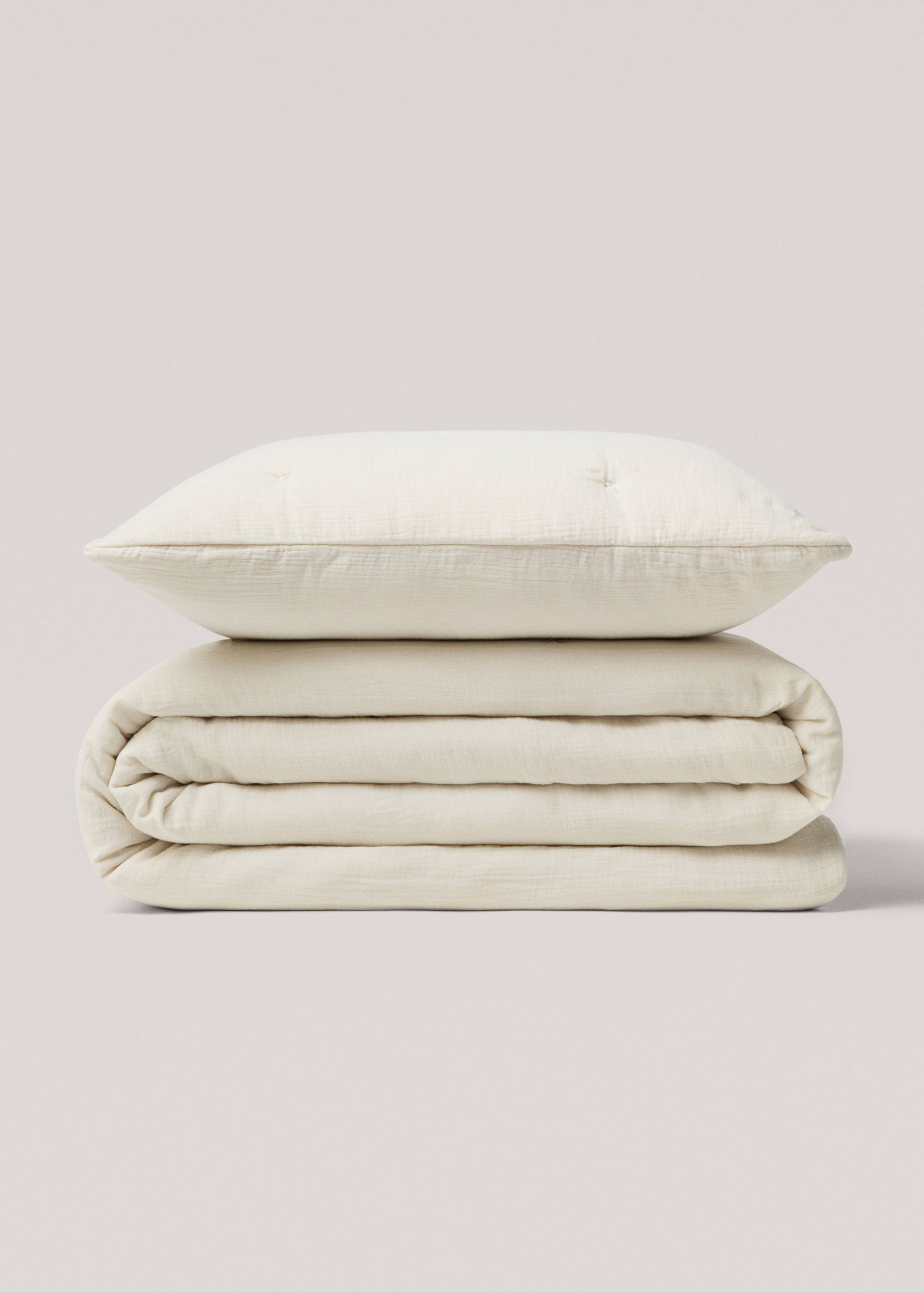 100% cotton textured quilt - Article without model