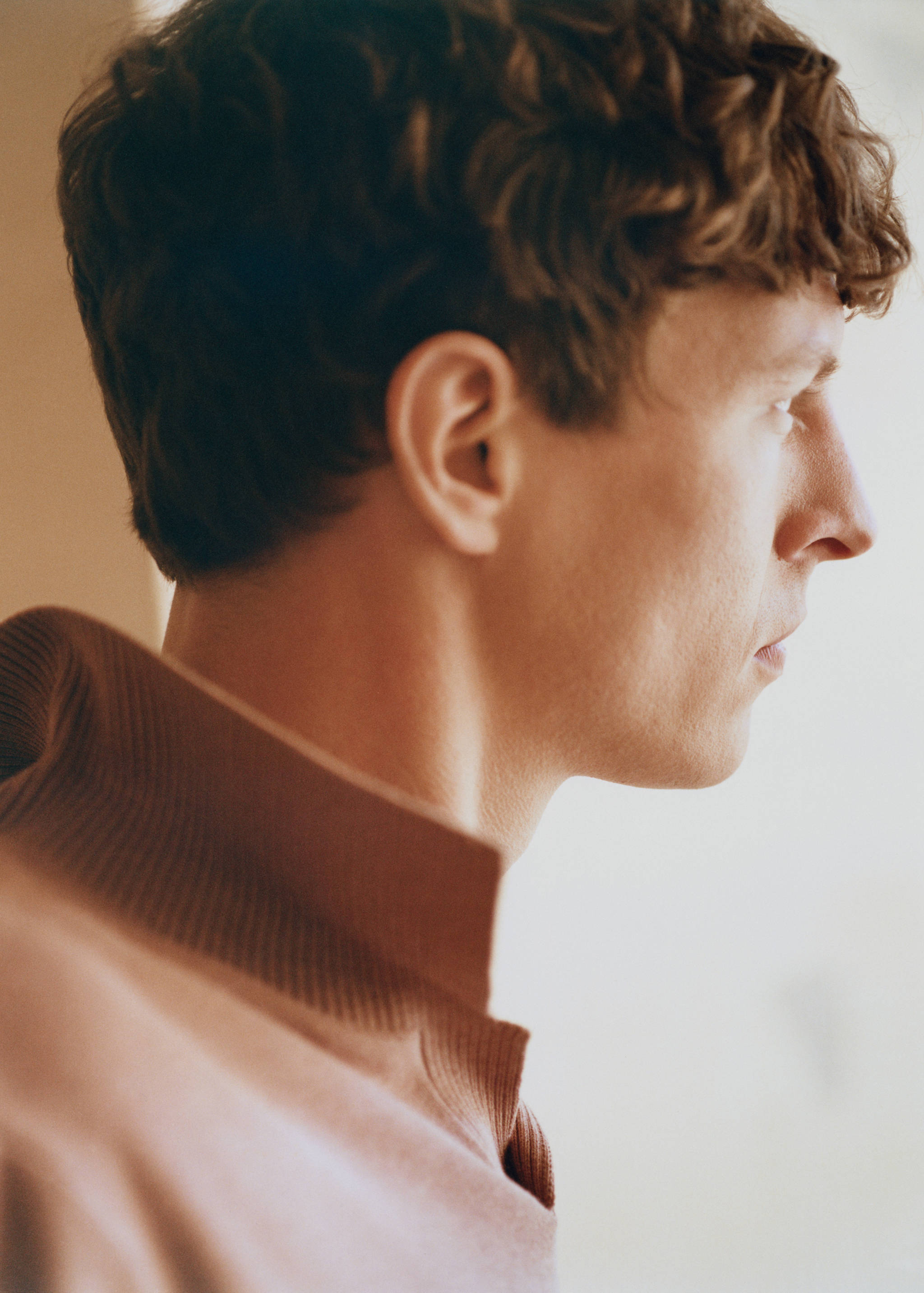 Textured knitted cotton polo shirt - Details of the article 5