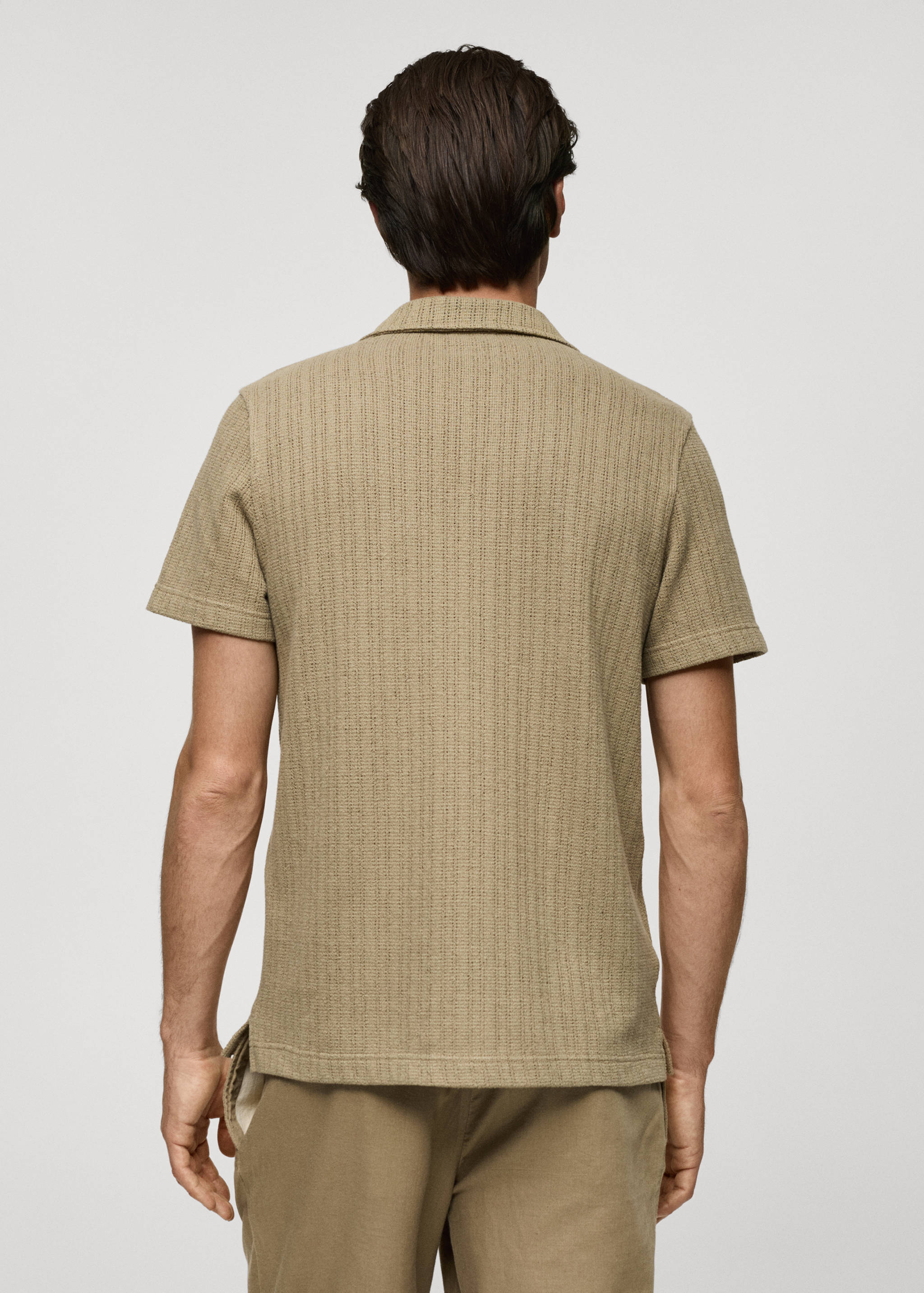 常规版型针织衬衫 - null