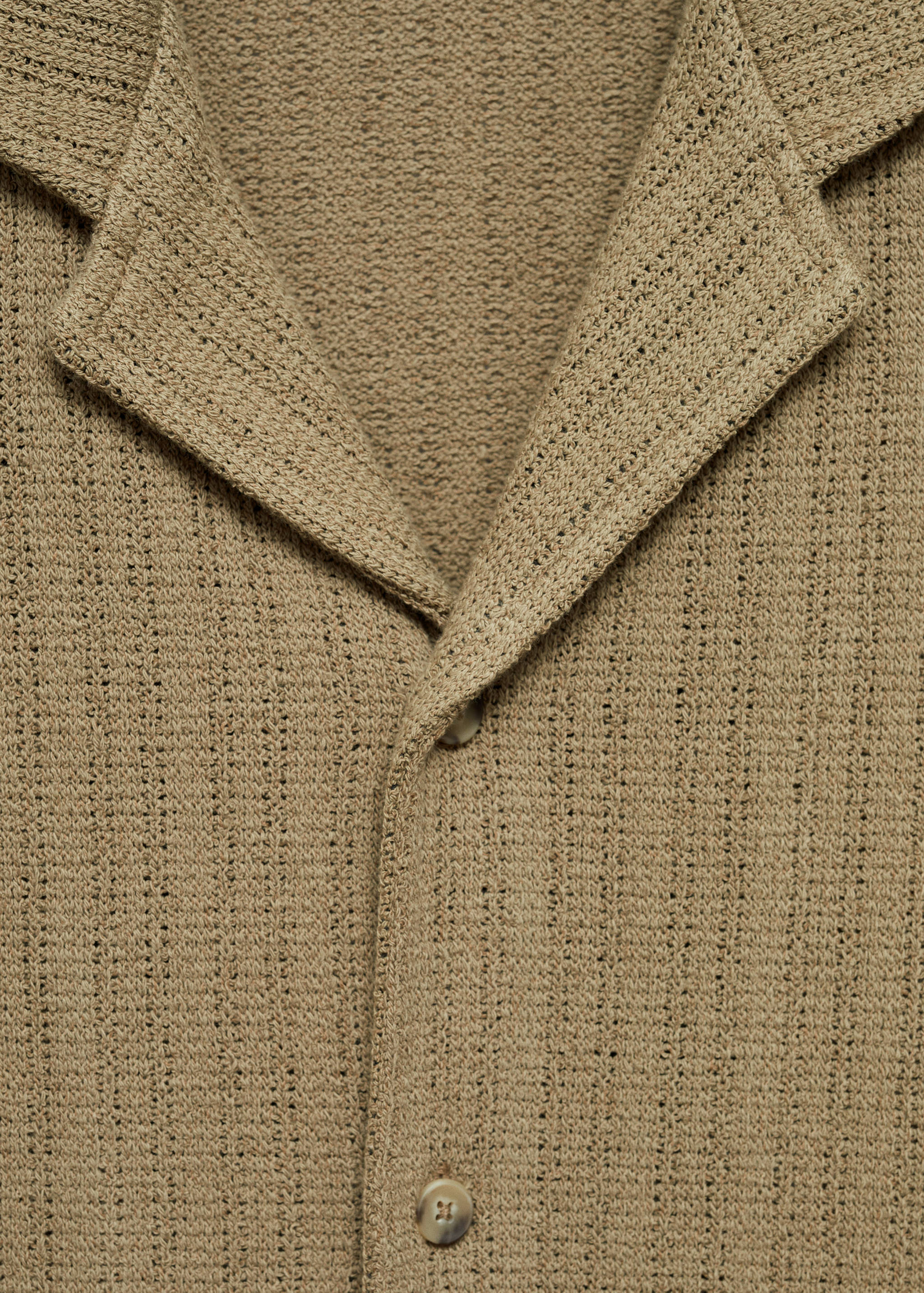 常规版型针织衬衫 - null