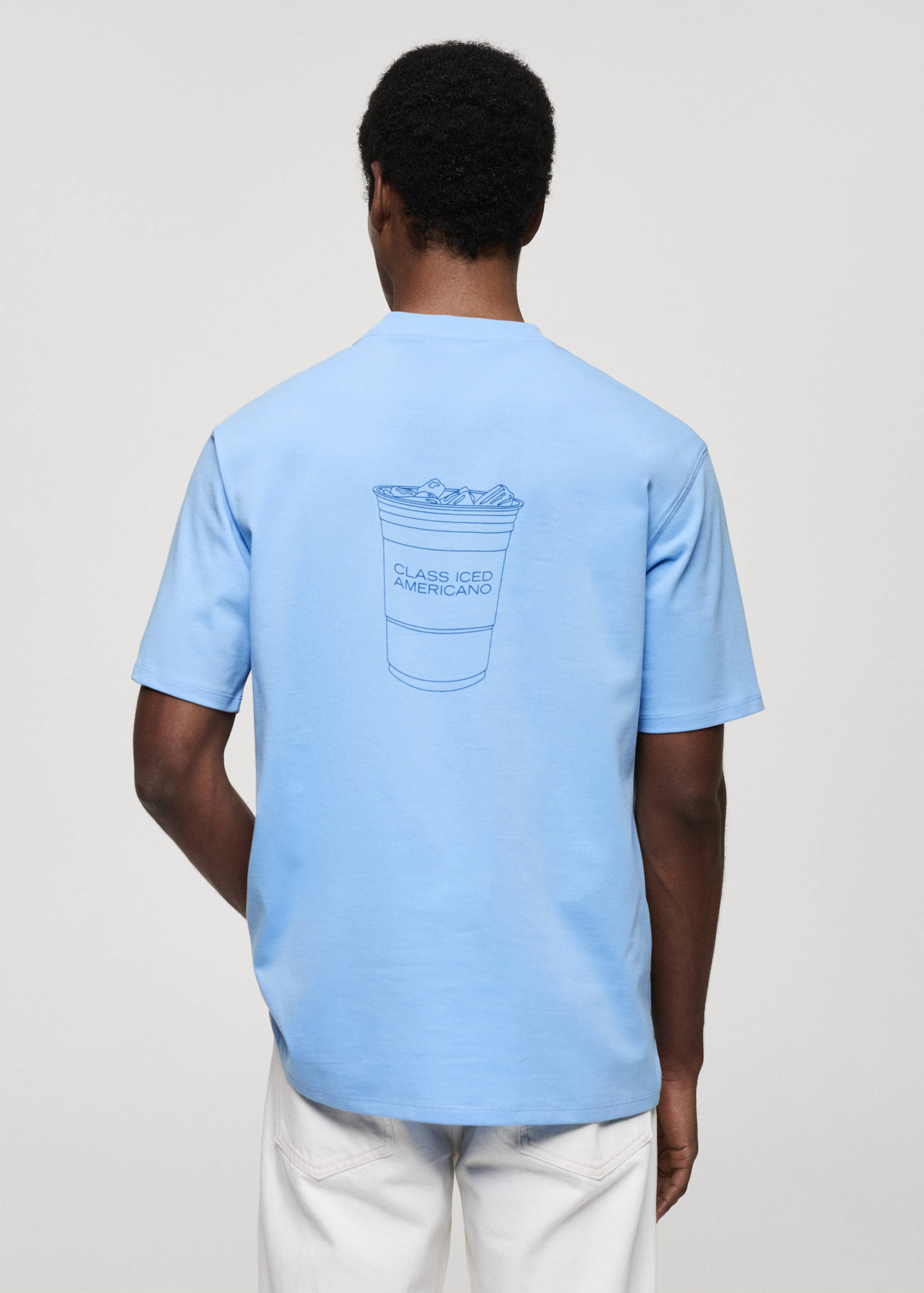 T-shirt 100 % coton imprimé - Verso de l’article