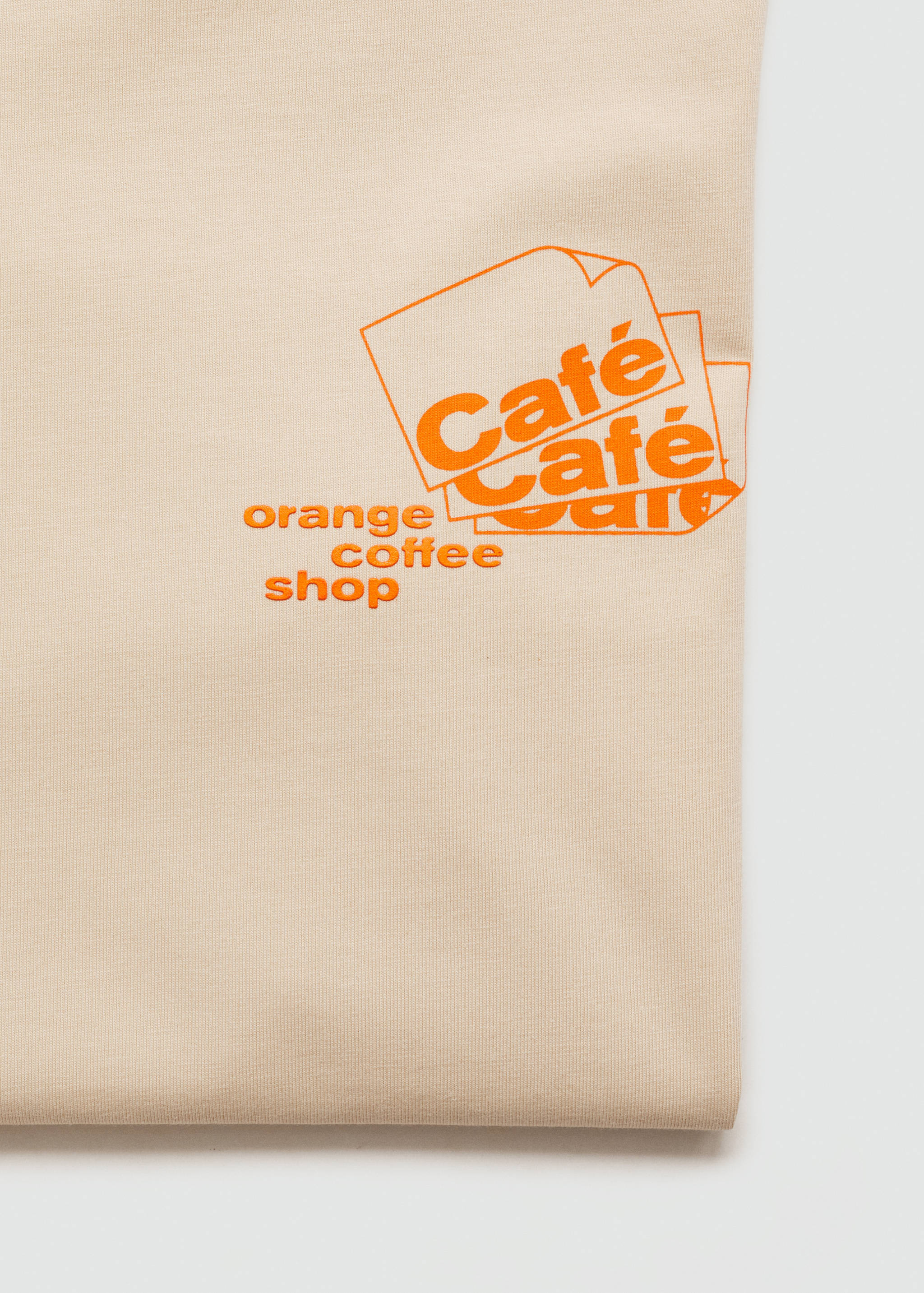 Printed cotton-blend T-shirt - Details of the article 0