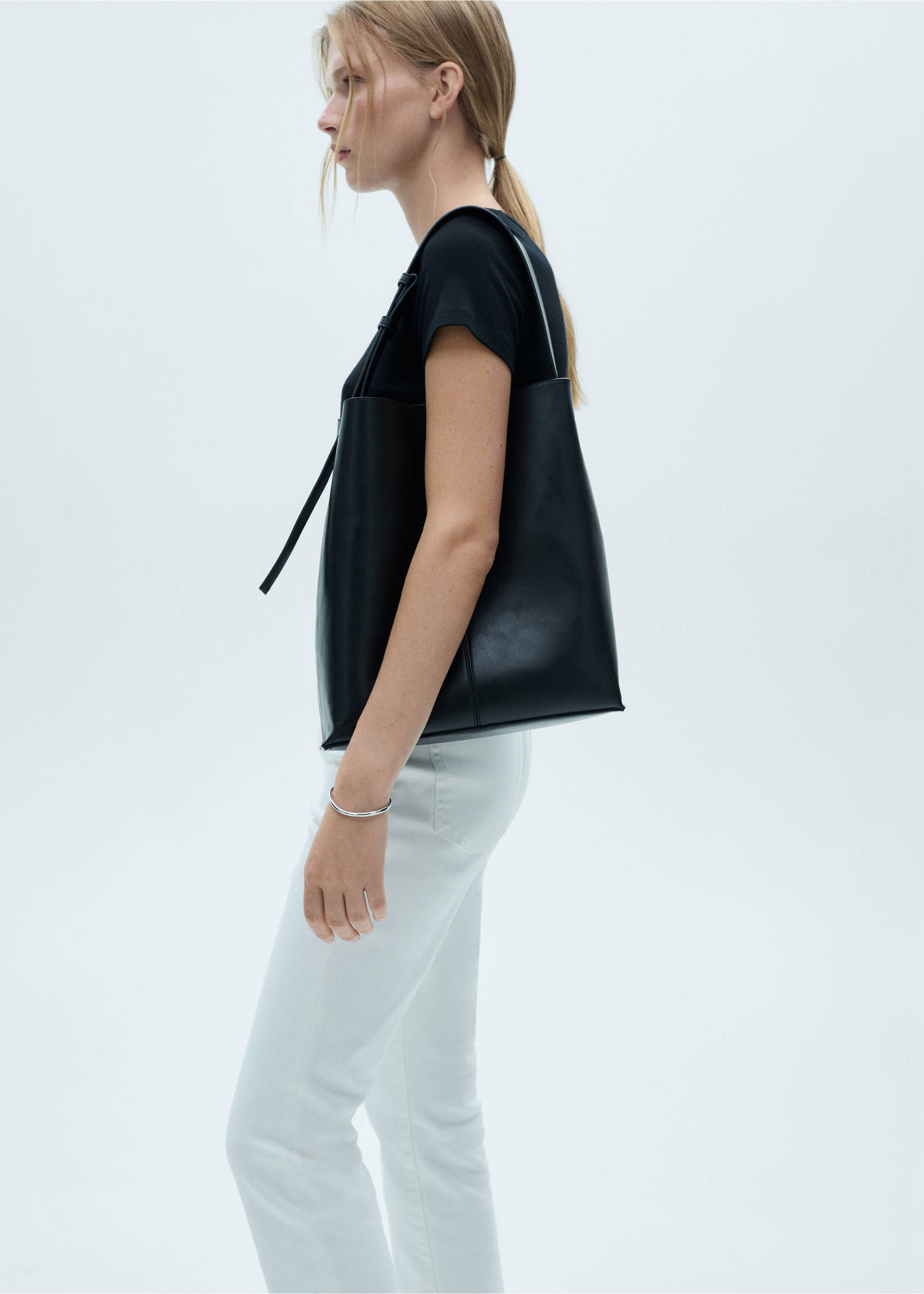 Укороченные джинсы slim Claudia - Средний план, Белый. Ref: 77040593-00.