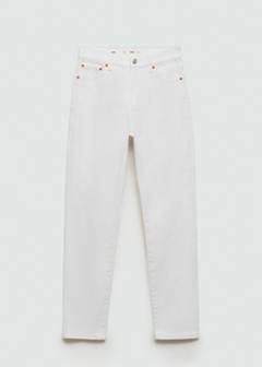 Claudia slim-fit cropped jeans — White 7