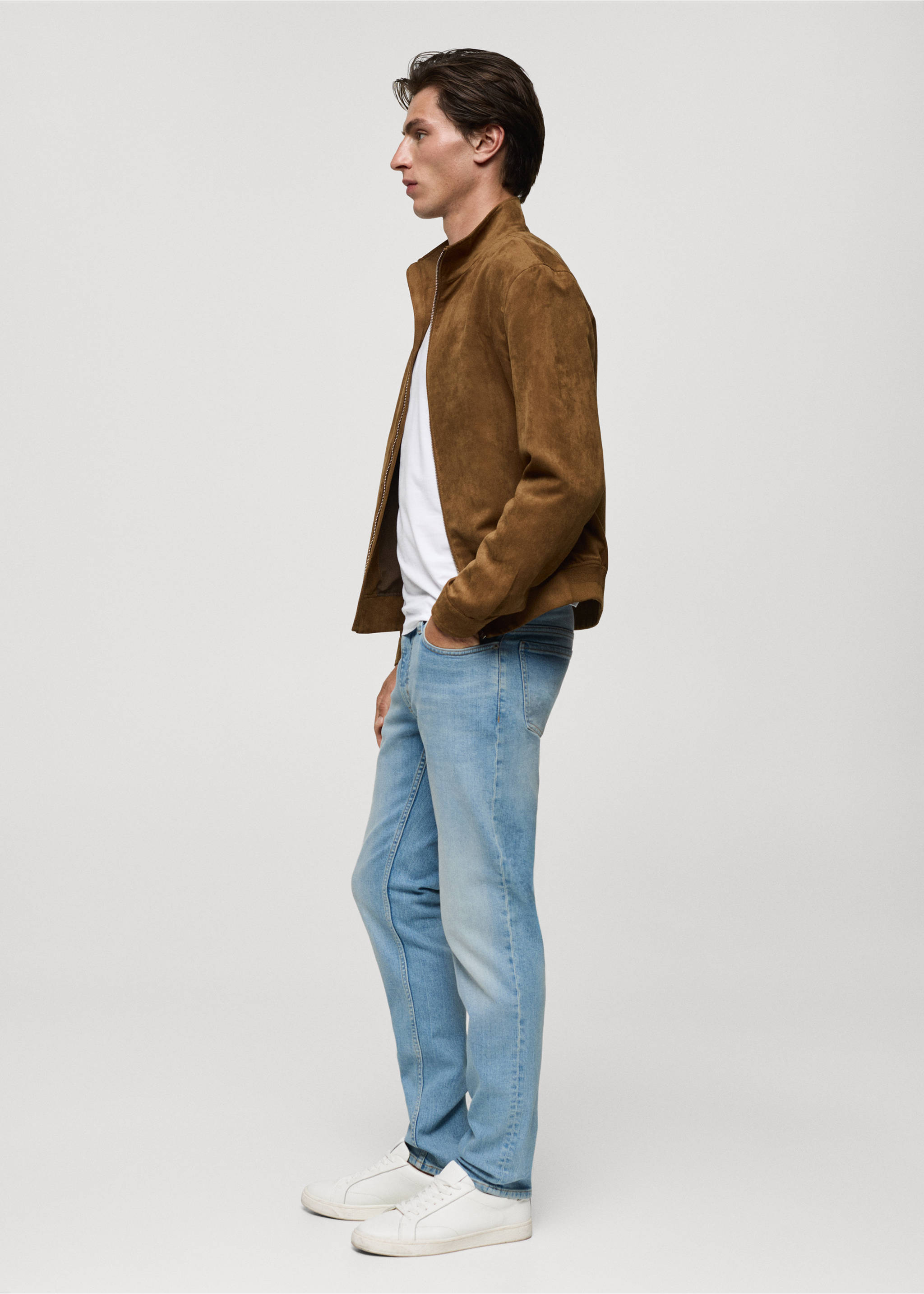 Jeans Jan slim fit - Detalle del artículo 2, Azul claro. Ref: 77040595-00.