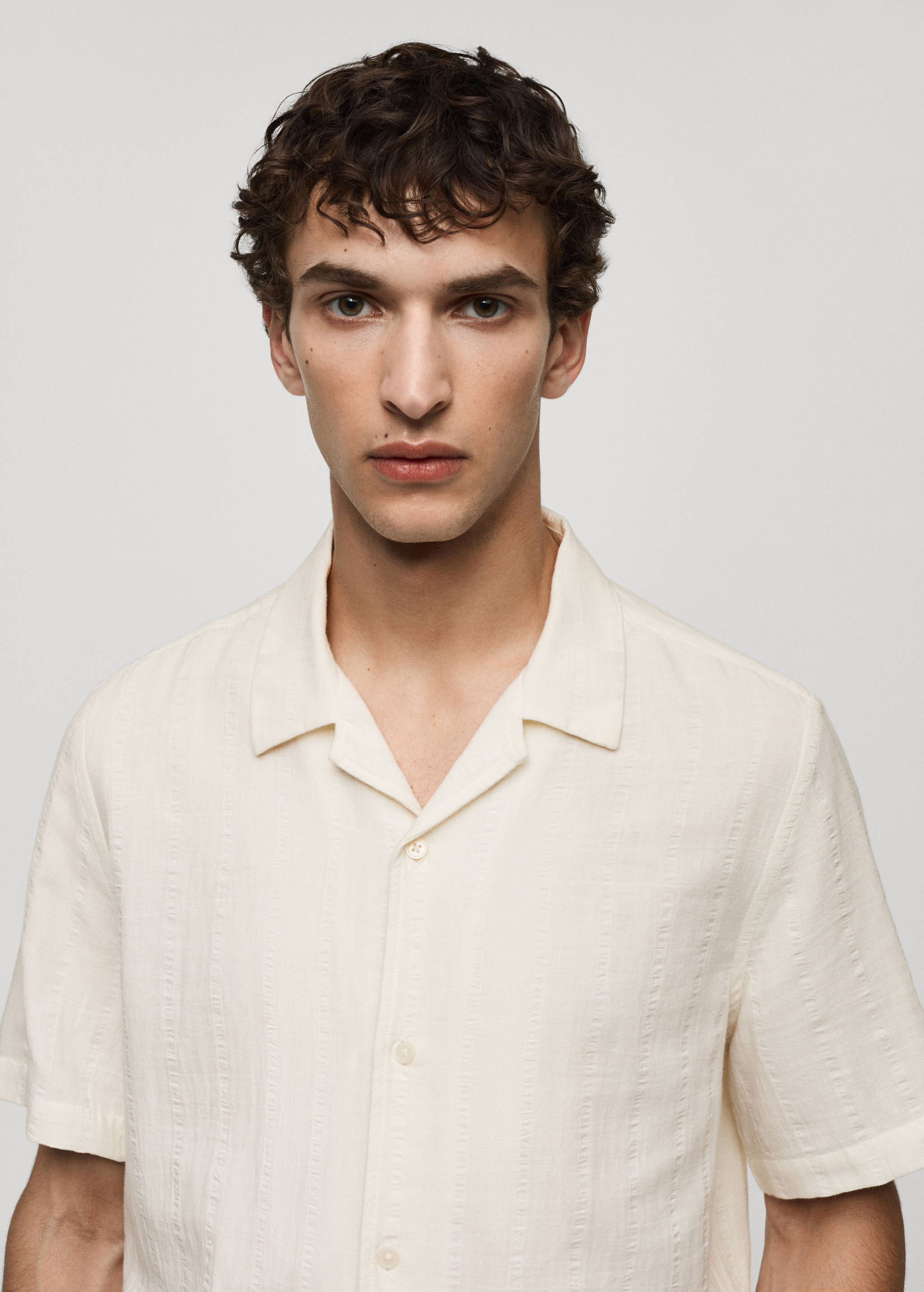 Chemise regular-fit coton seersucker - Détail de l'article 1