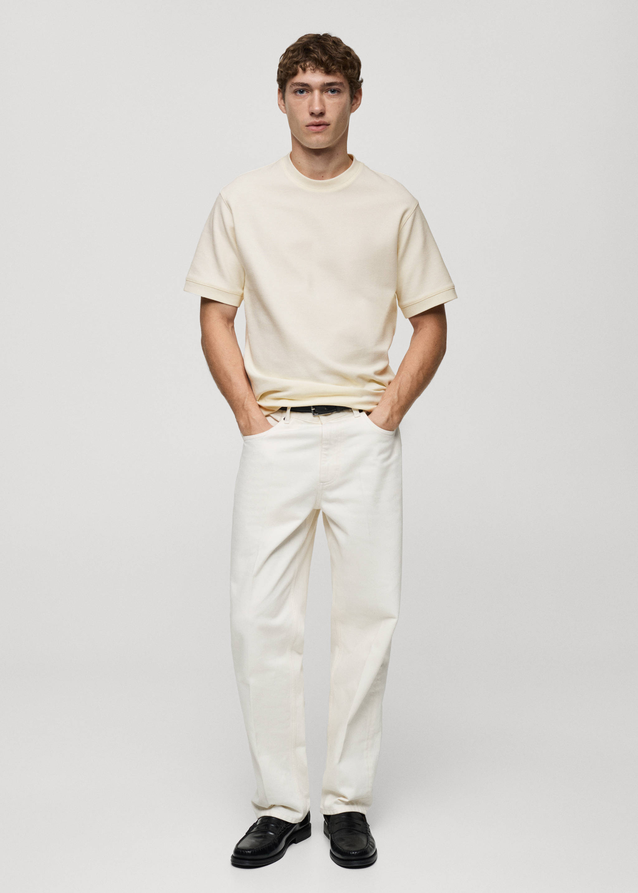 T-shirt with regular-fit structure - General plane