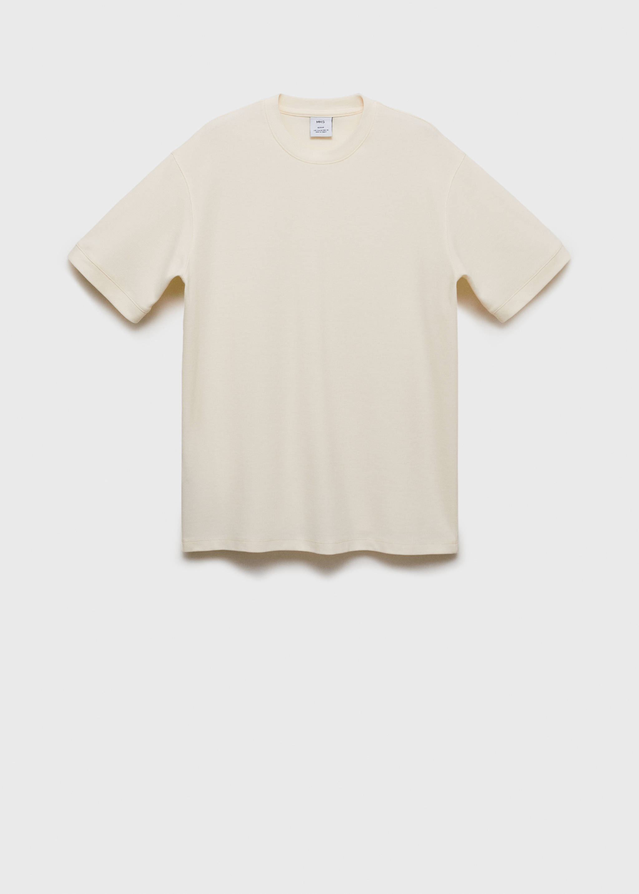 T-shirt with regular-fit structure - Article without model