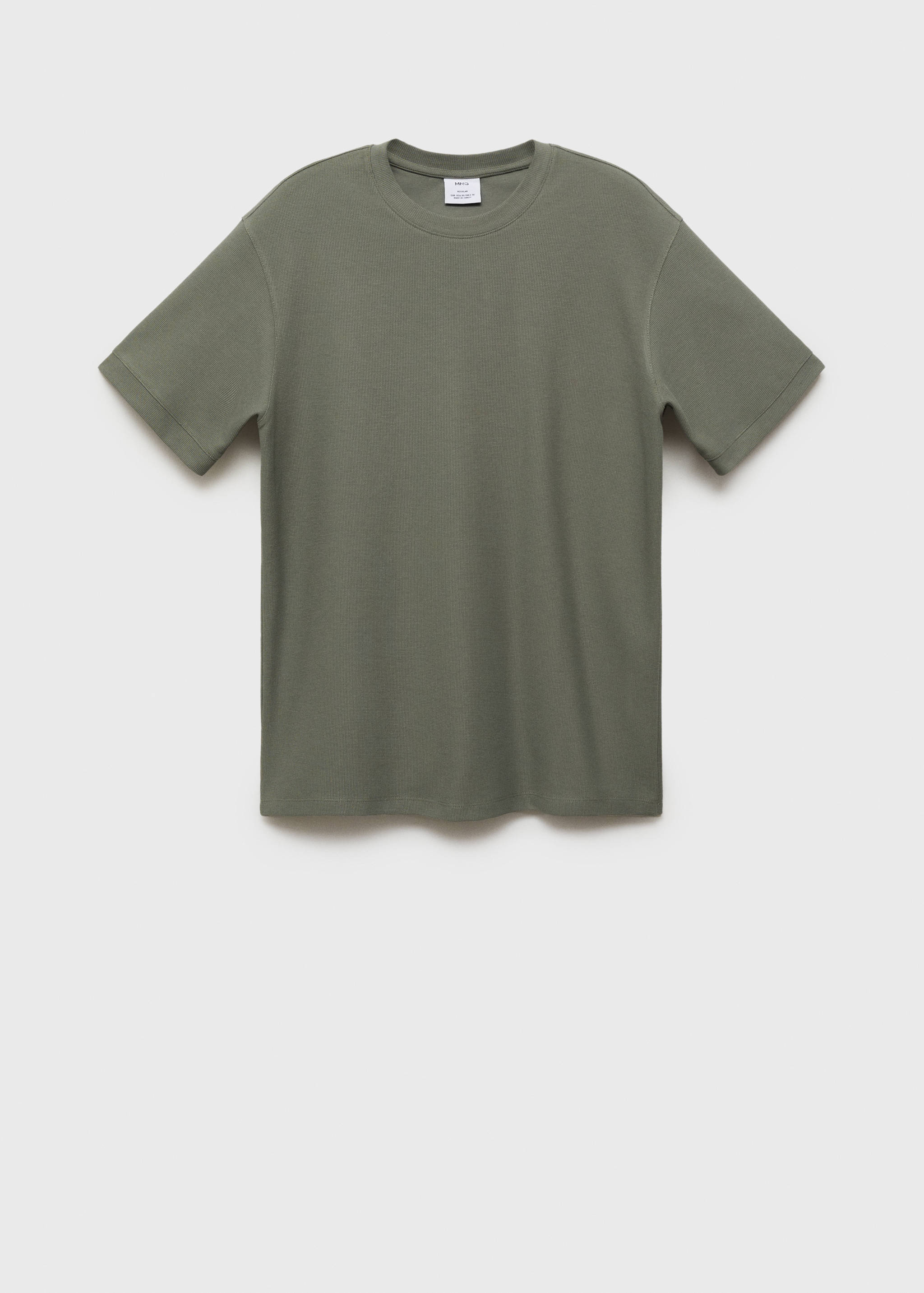 T-shirt with regular-fit structure - Article without model