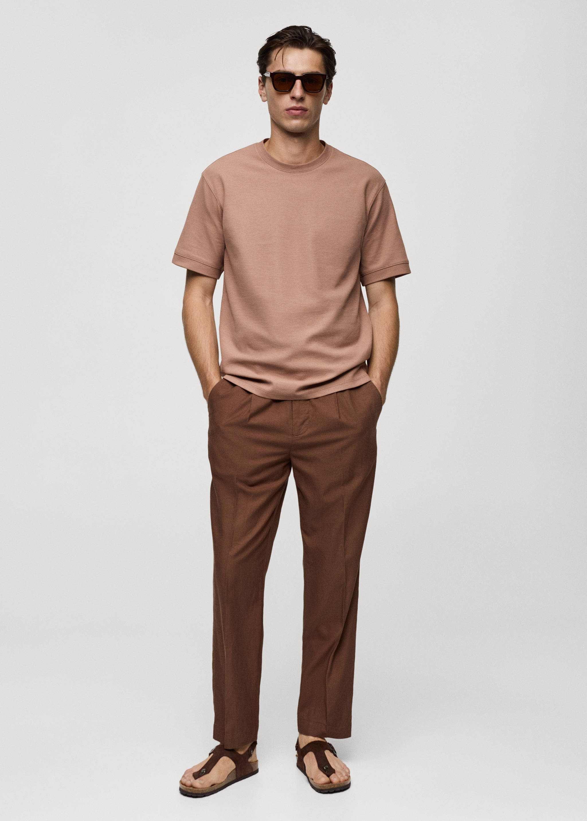 T-shirt with regular-fit structure - General plane