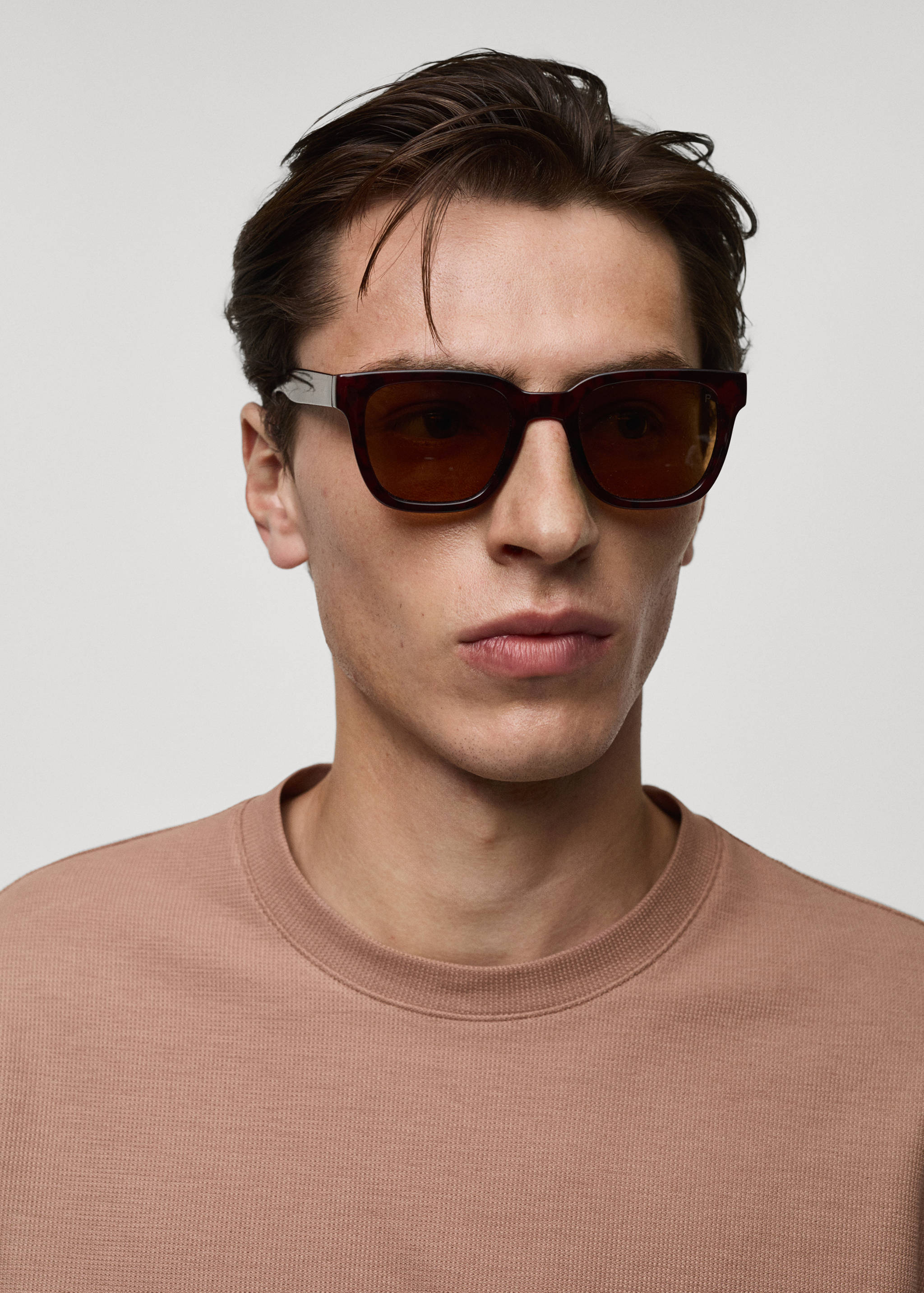 T-shirt with regular-fit structure - Details of the article 1