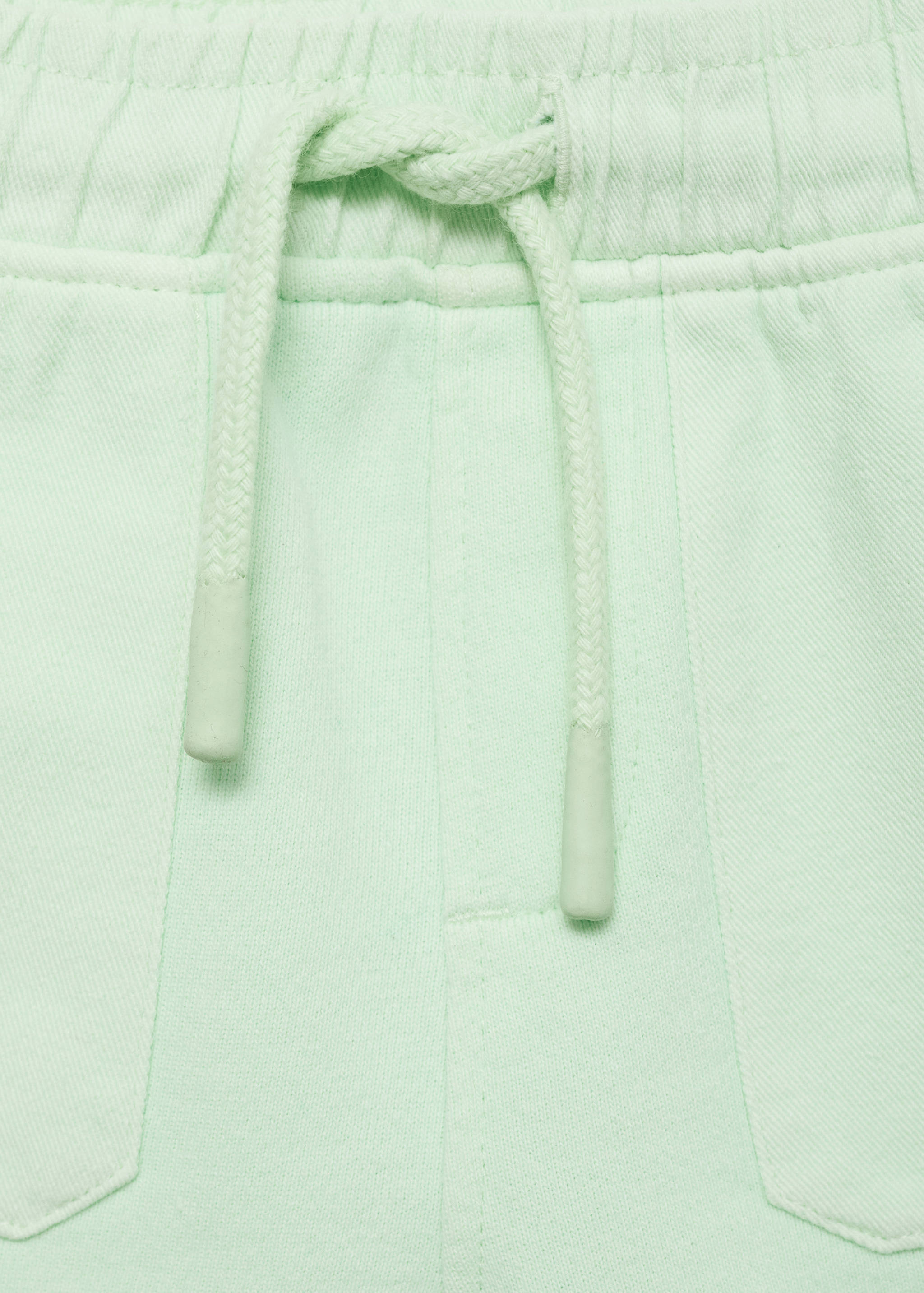 Elastic waist cotton Bermuda shorts - Details of the article 8