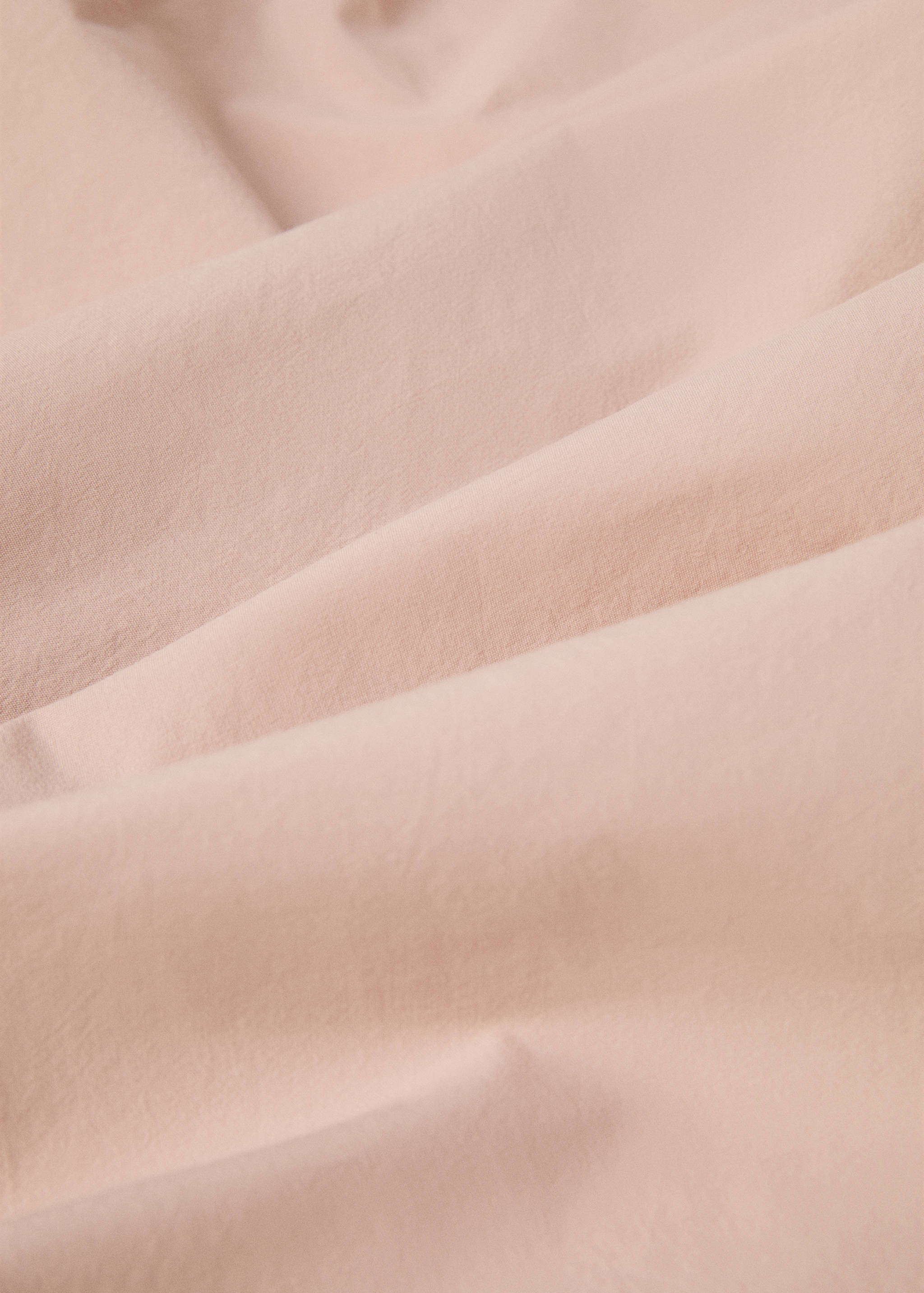 Washed cotton fitted sheet for king bed - Details of the article 2