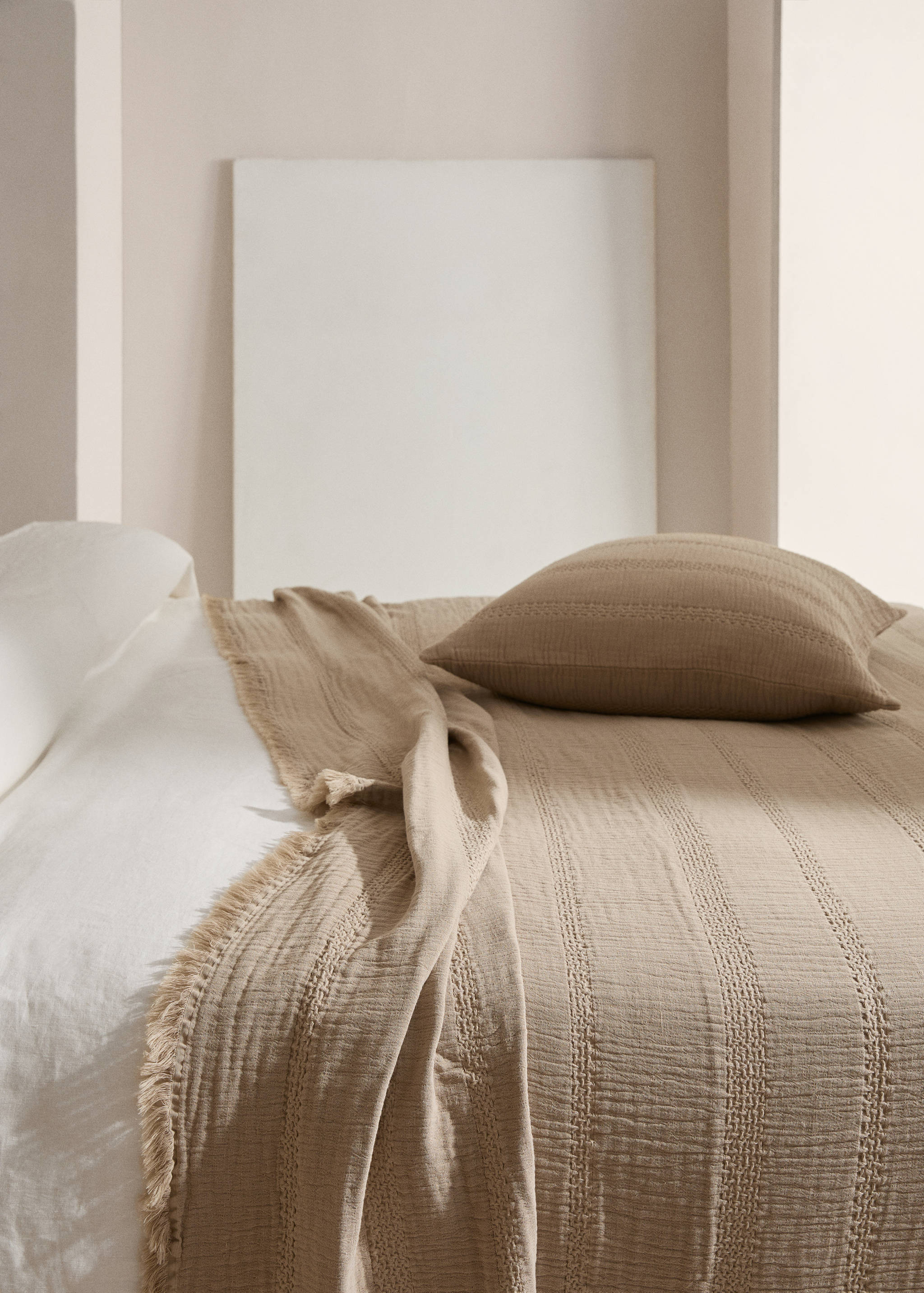 Textured cotton bedspread - Details of the article 7