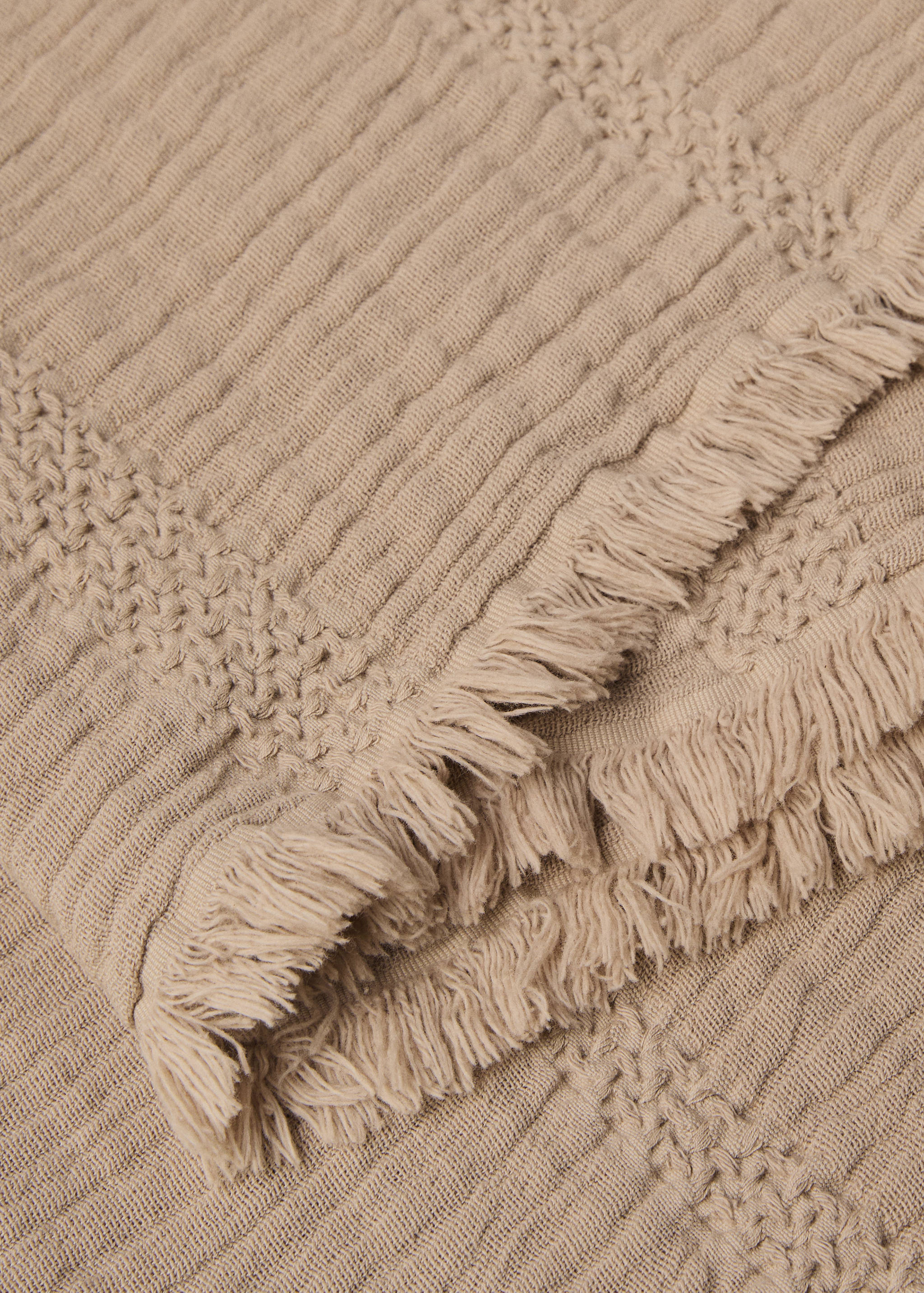 Textured cotton bedspread - Details of the article 1