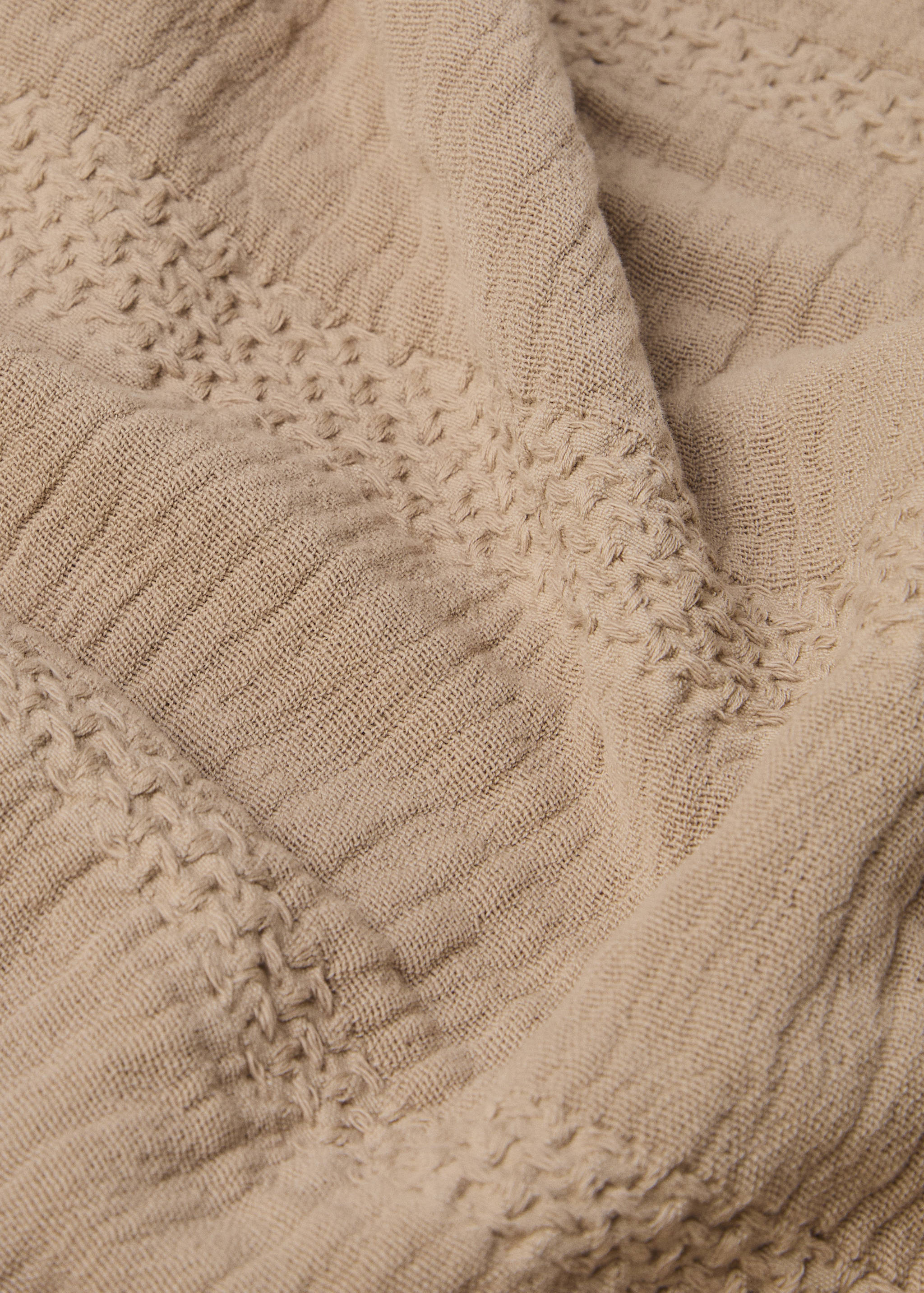 Textured cotton bedspread - Details of the article 2