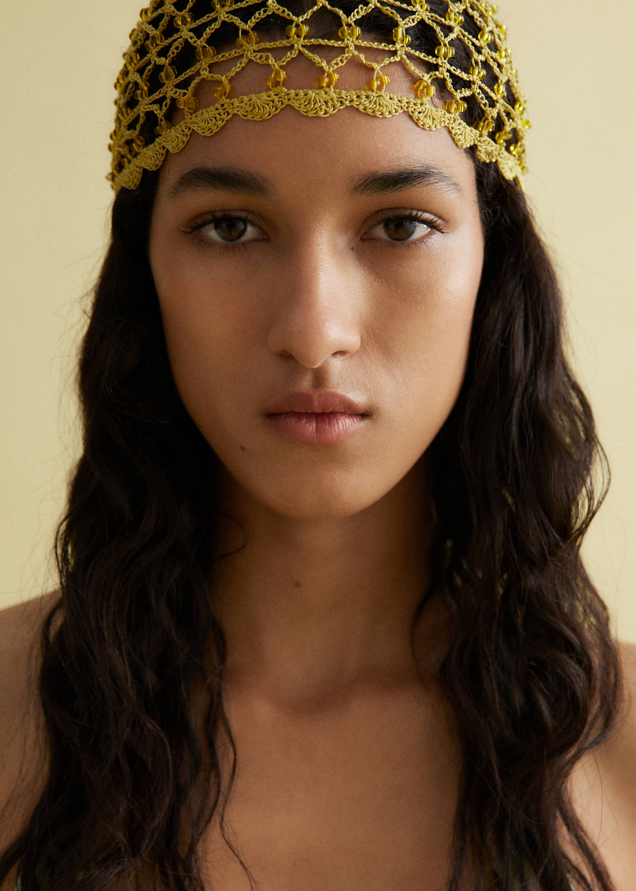 Gorro casquete abalorios - Plano general