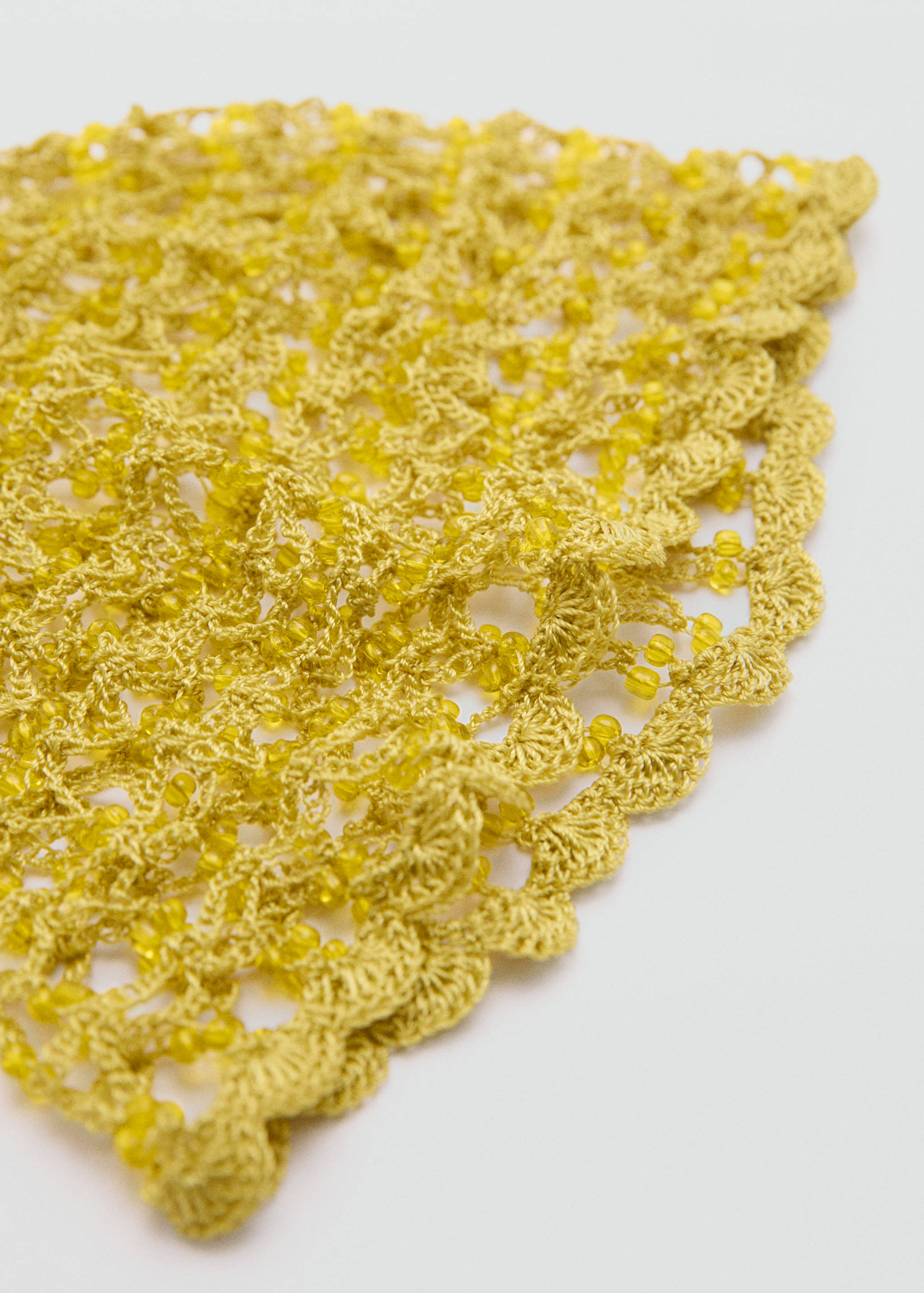 Gorro casquete abalorios - Plano medio