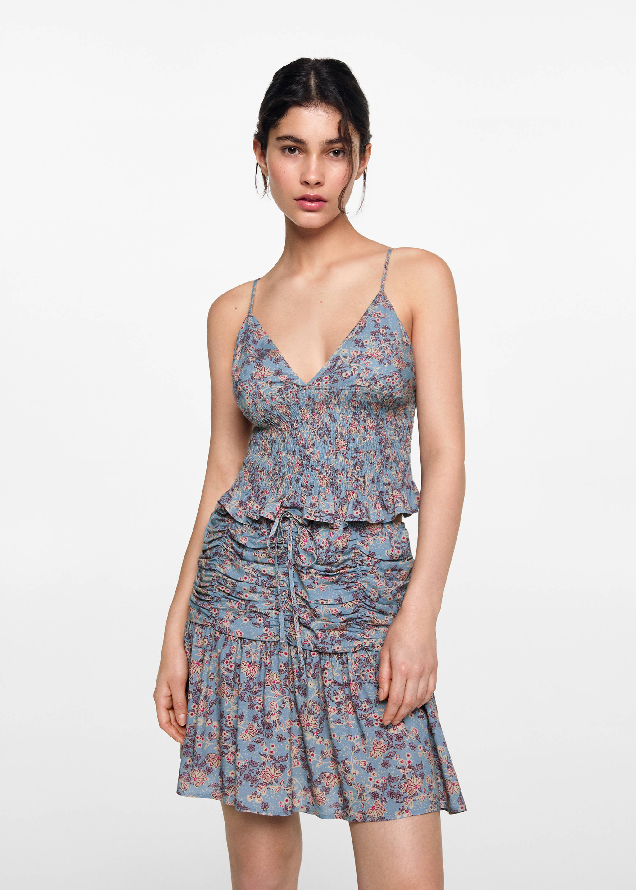 Floral print skirt - Medium plane