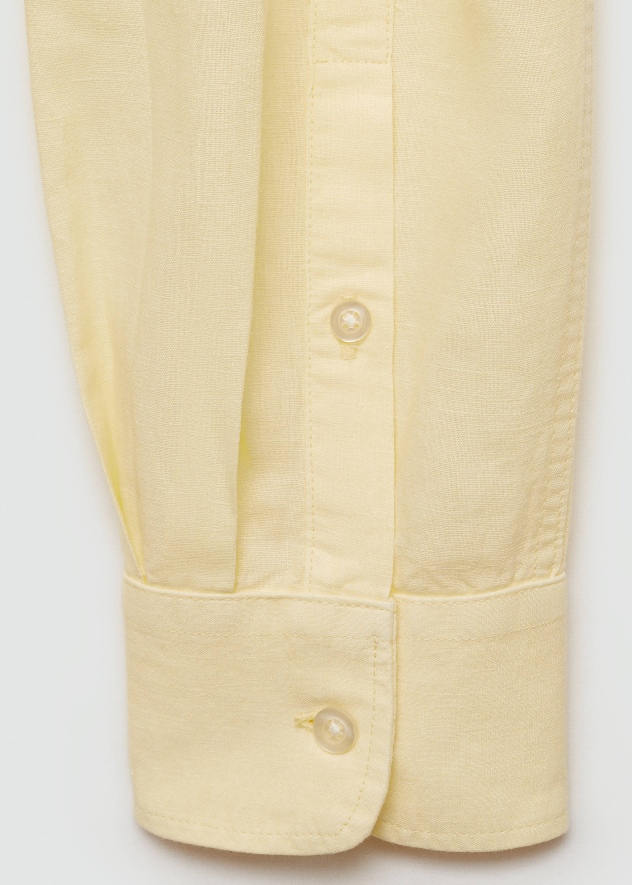 Chemise classic-fit lin col Mao - Détail de l'article 0