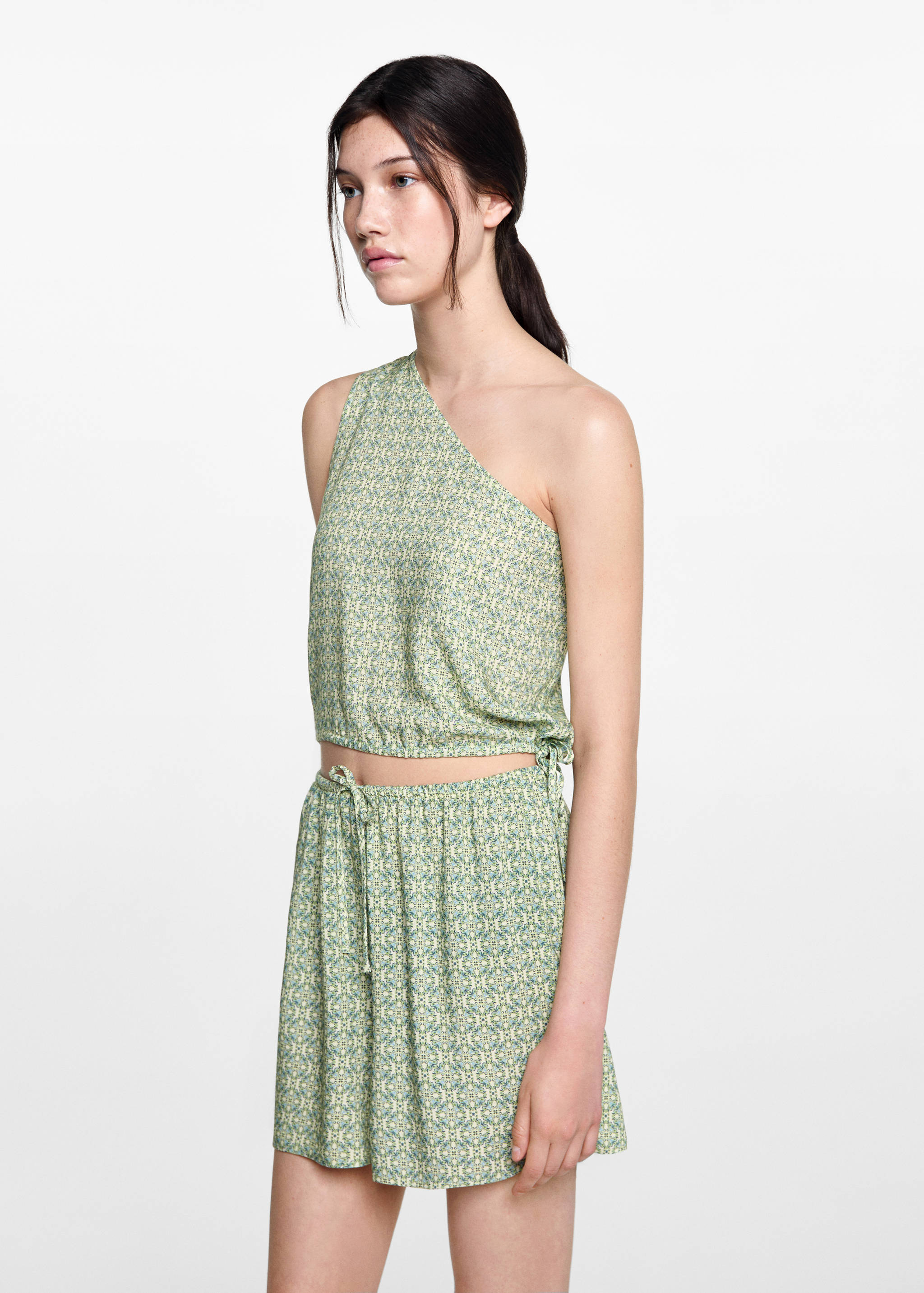 Geometric-print shorts - Medium plane