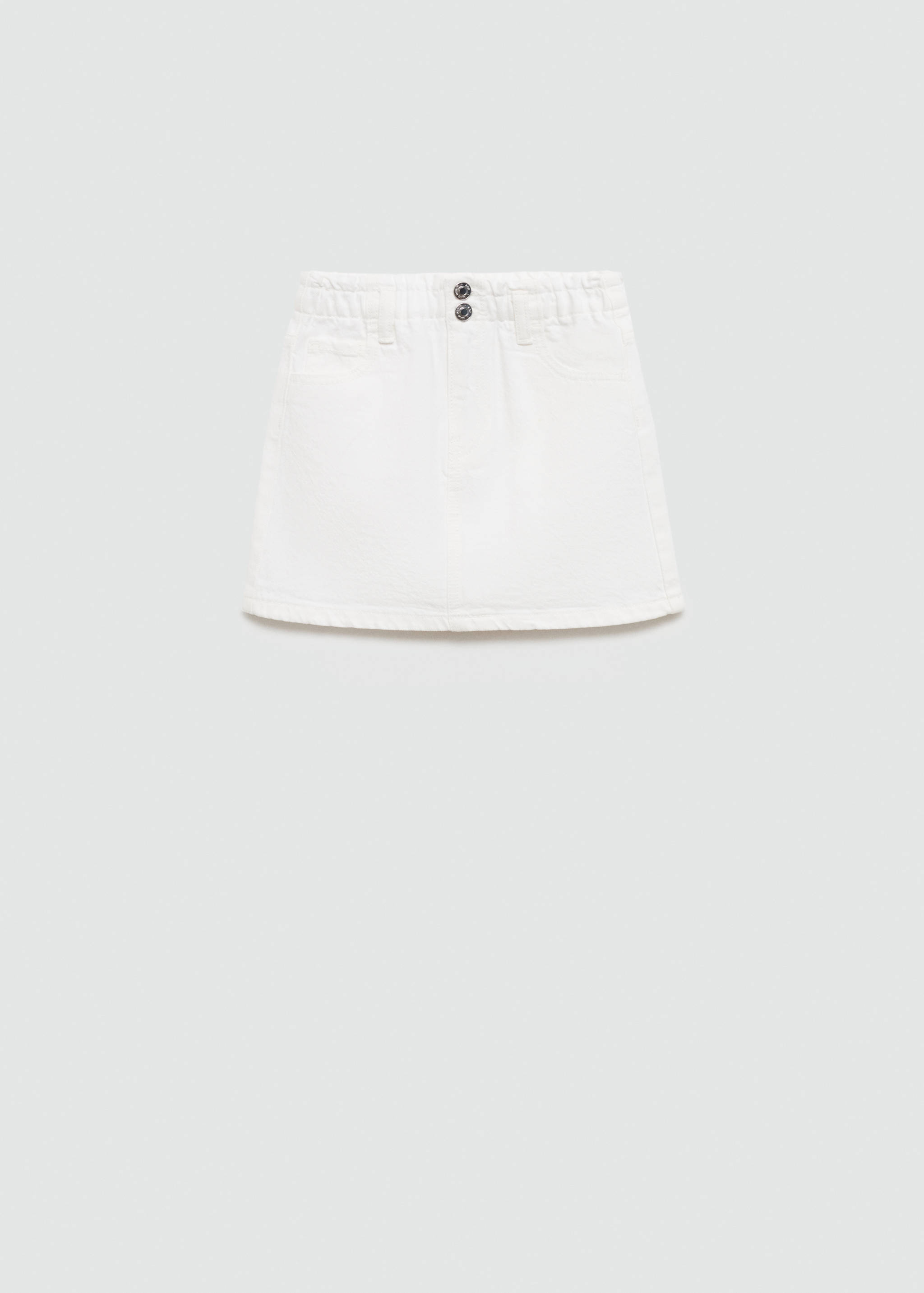 Paperbag denim skirt - Article without model