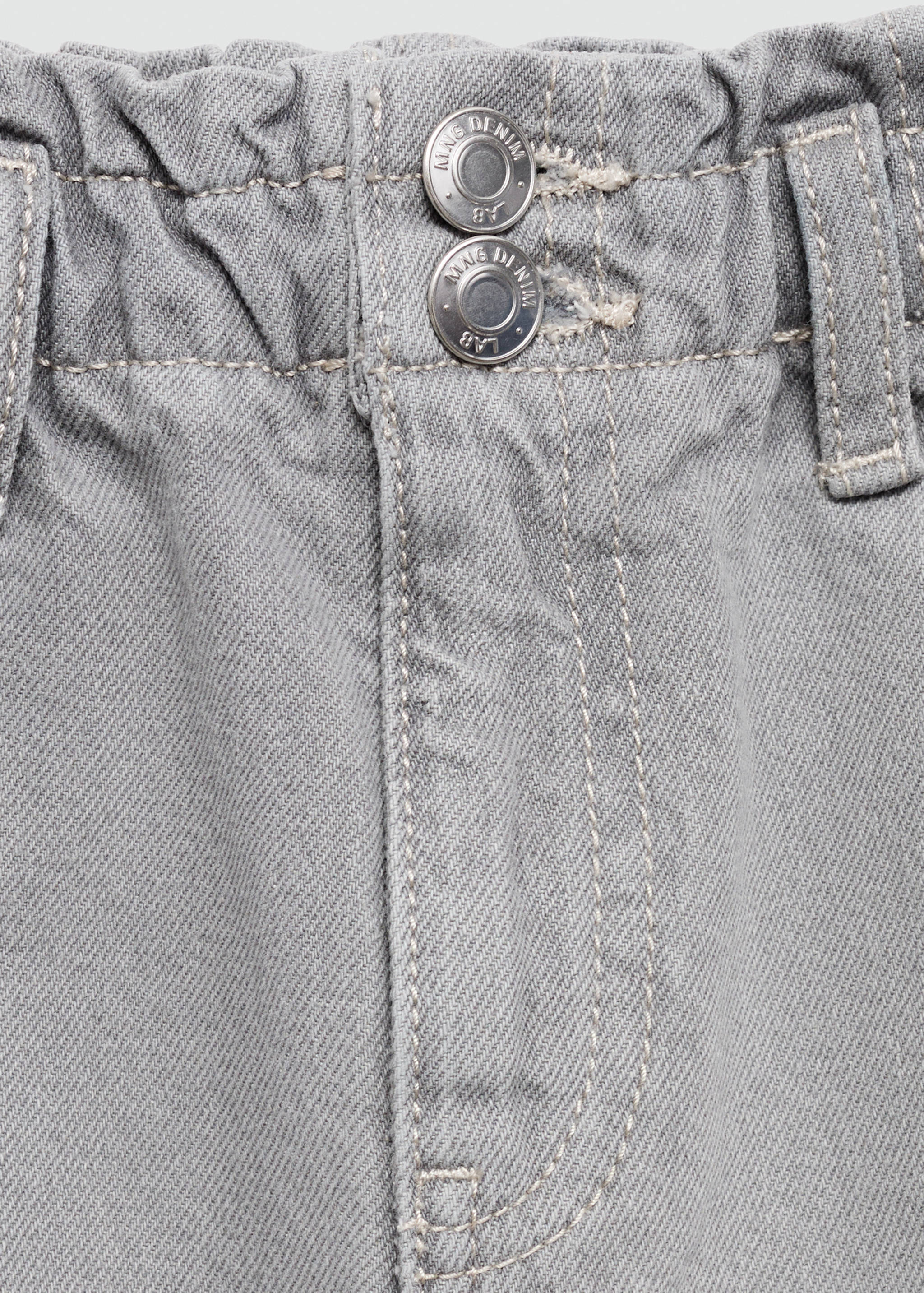 Paperbag denim skirt - Details of the article 8