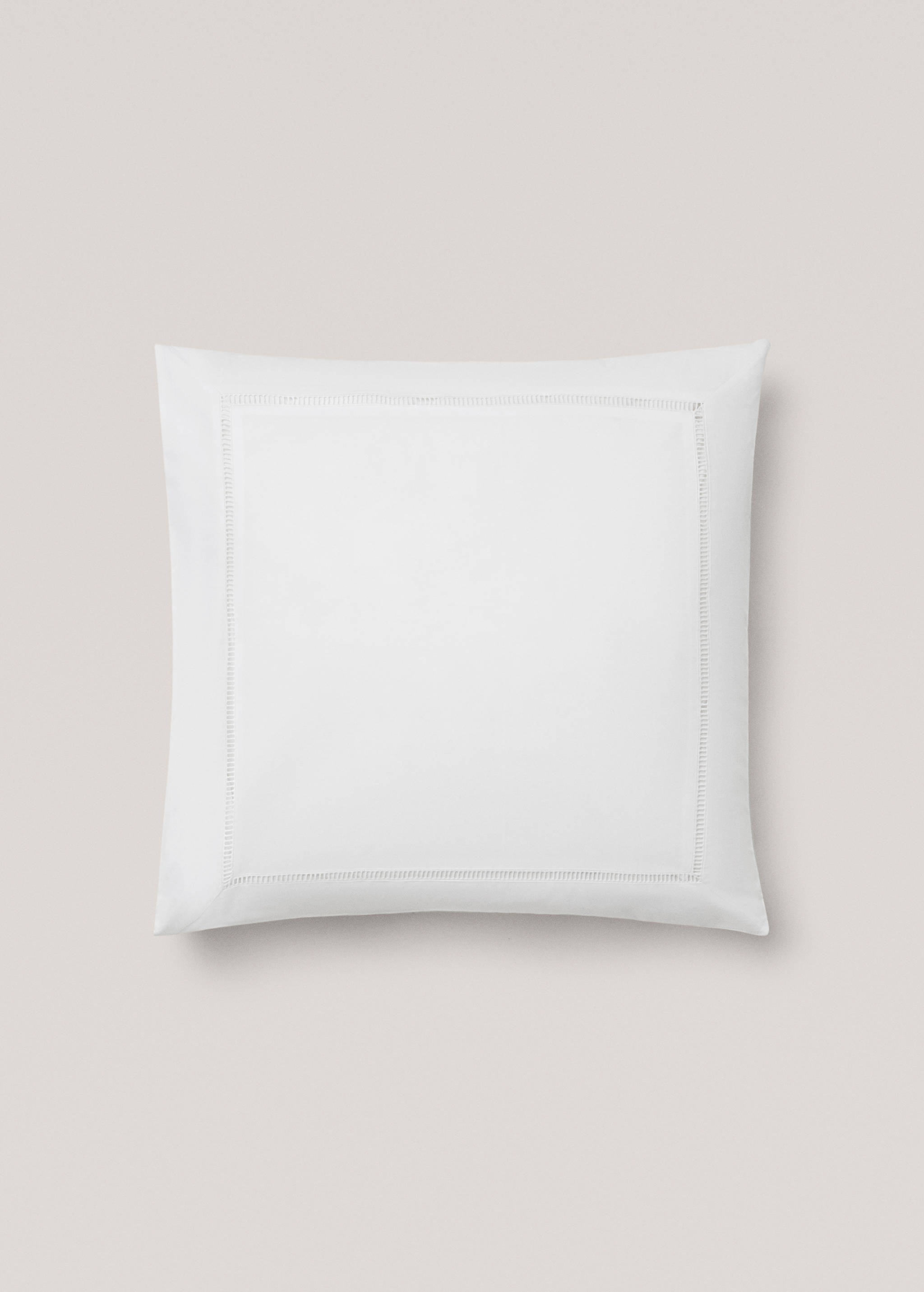 Hemstitch detail pillowcase 60x60cm - Article without model