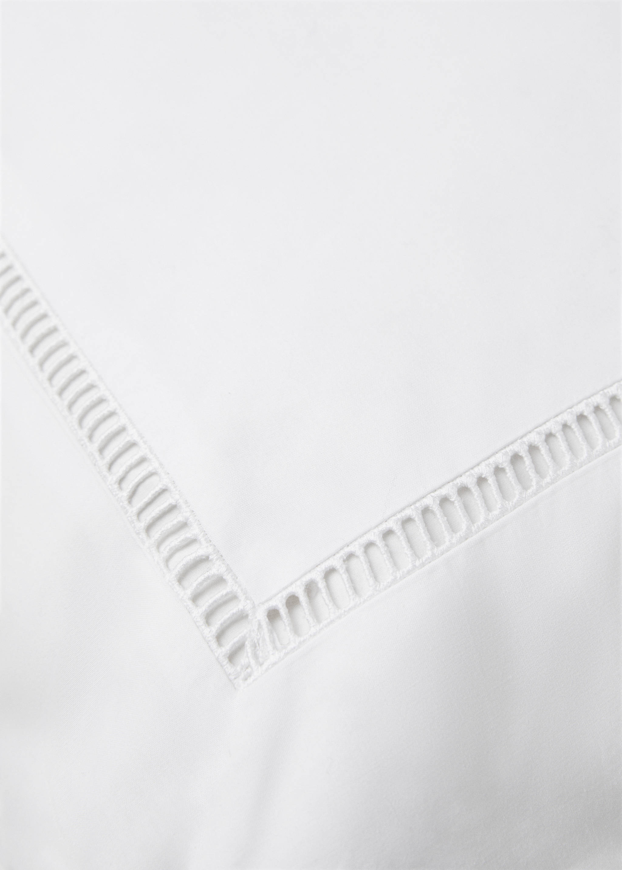 Hemstitch detail pillowcase 60x60cm - Details of the article 1