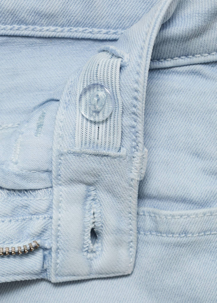 Flared jeans with slits — China Blue