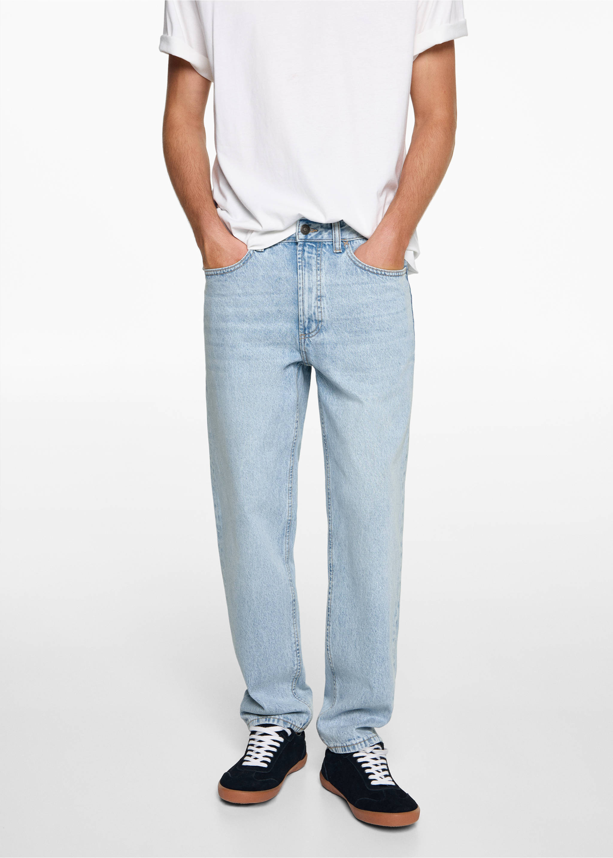Джинсы regular fit - Деталь изделия 3, Светло-синий. Ref: 77041508-00.