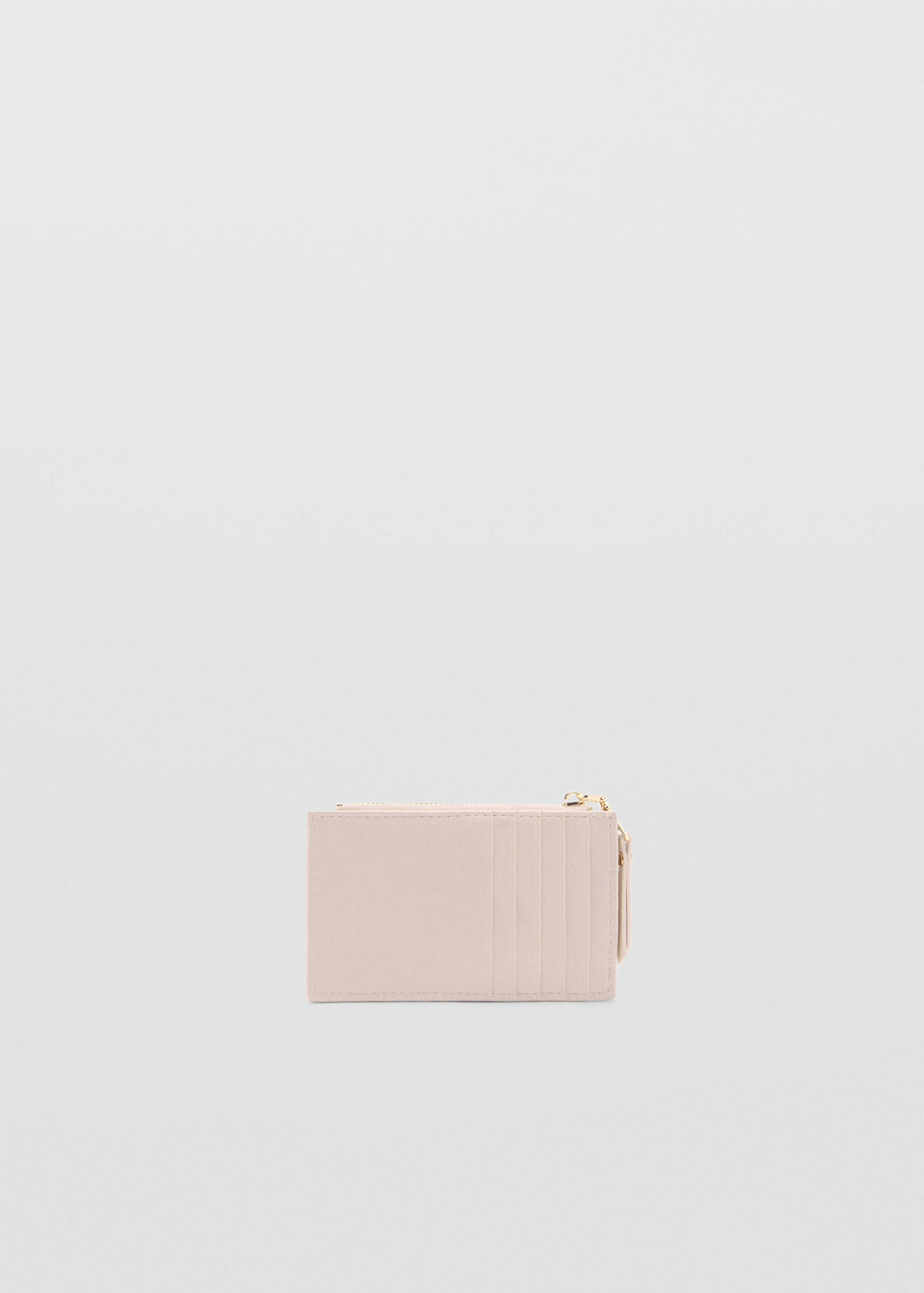 Card holder with decorative stitching - Details of the article 1